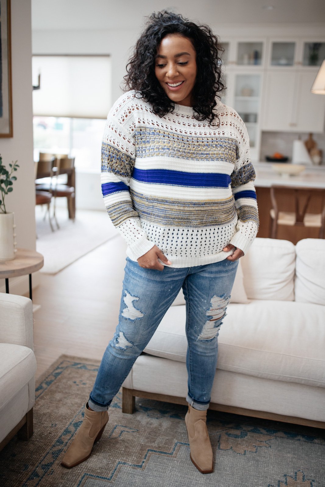 Royalty Striped Sweater