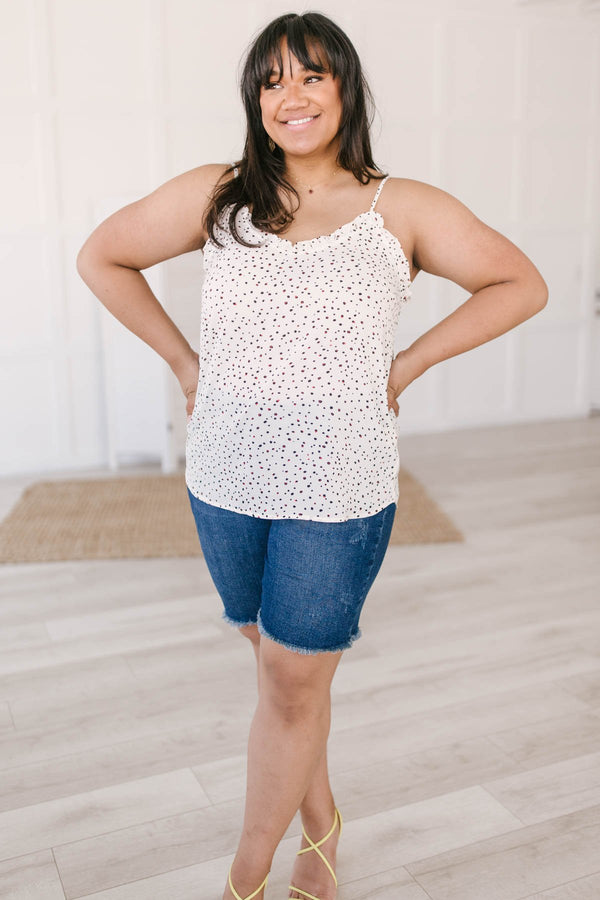 Ruffles & Dots Camisole In Ivory