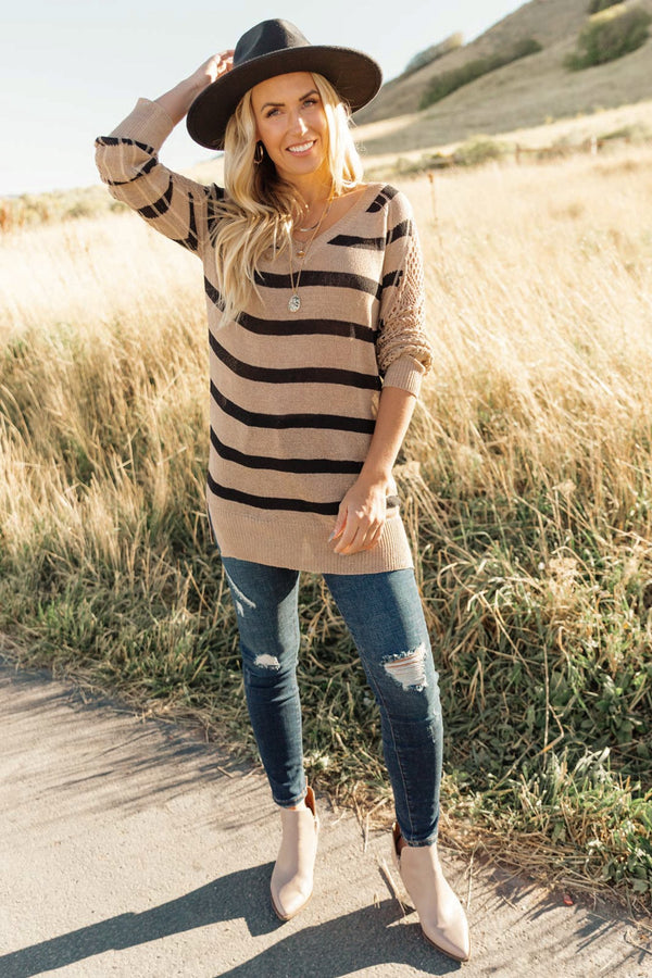 Safe And Sound Striped Top