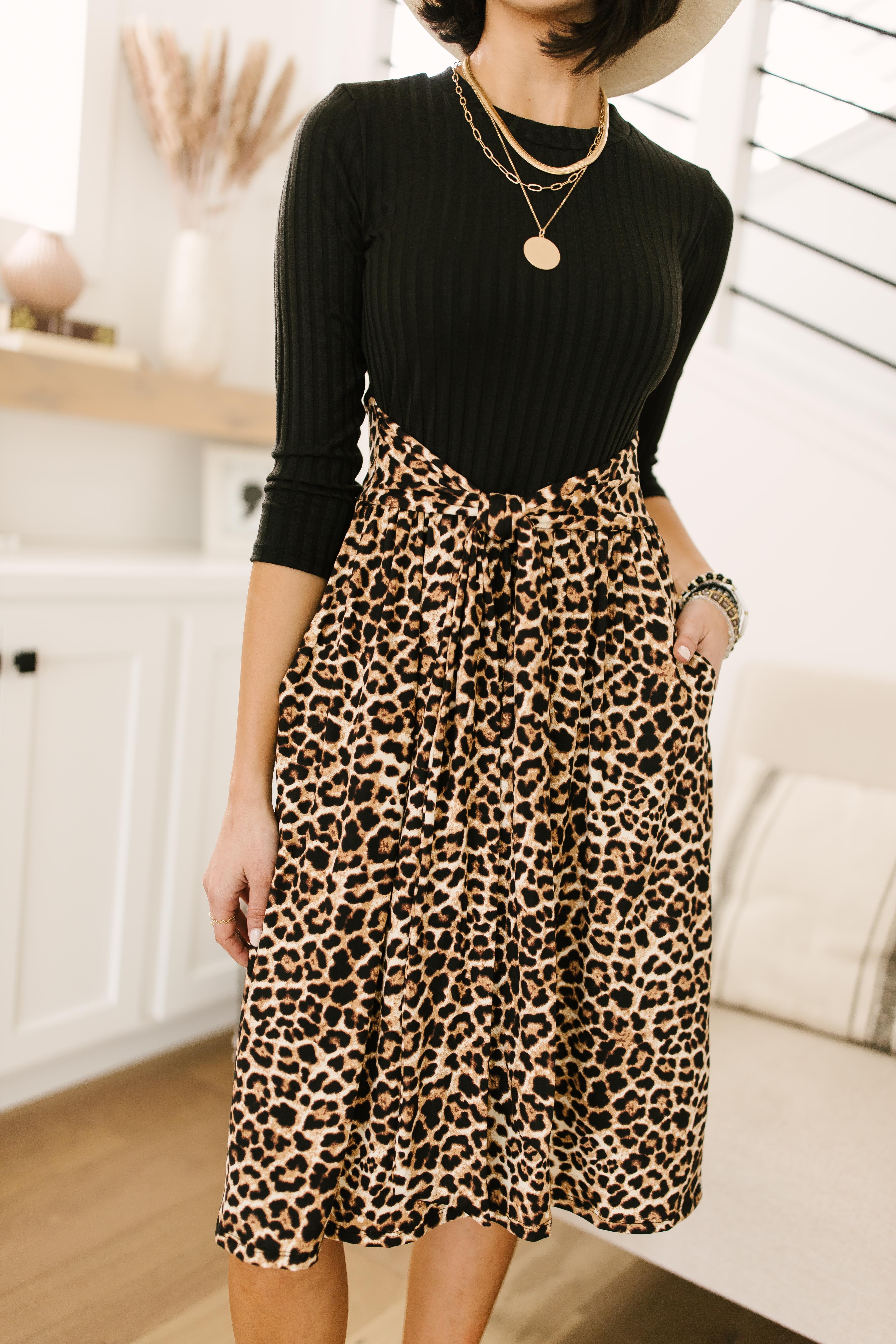 Shelby Animal Print Dress