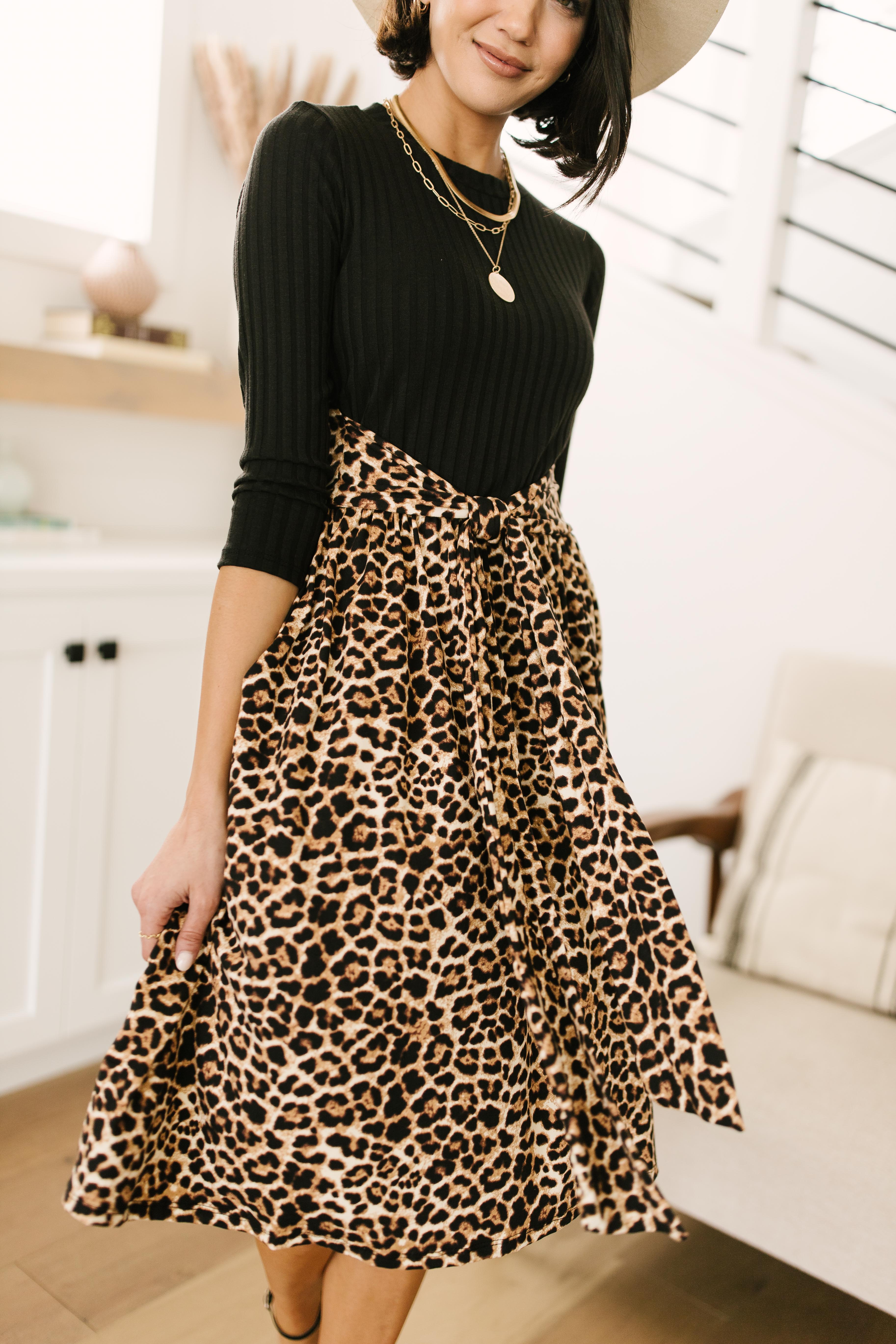 Shelby Animal Print Dress