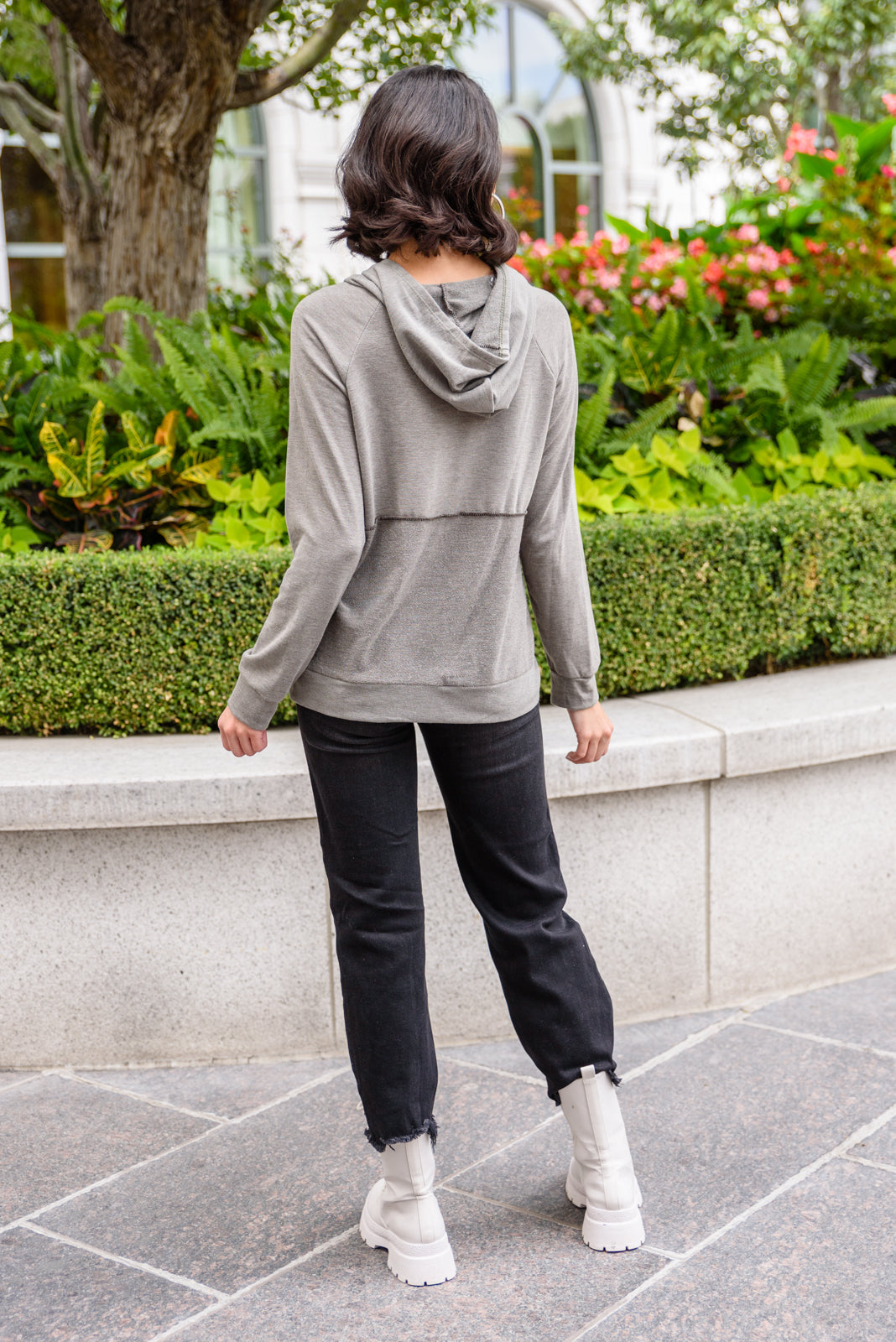 Side Step Long Sleeve Top