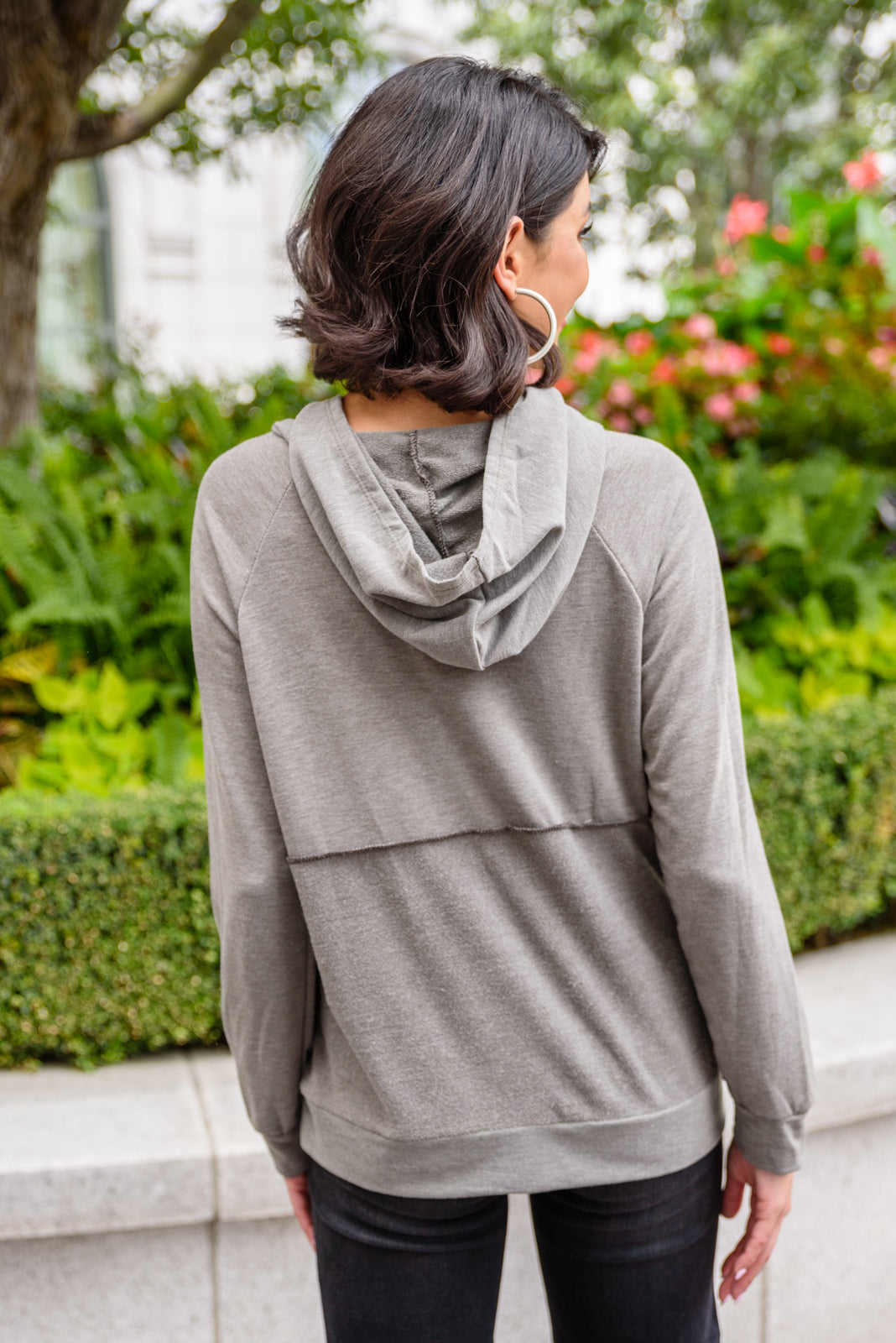 Side Step Long Sleeve Top