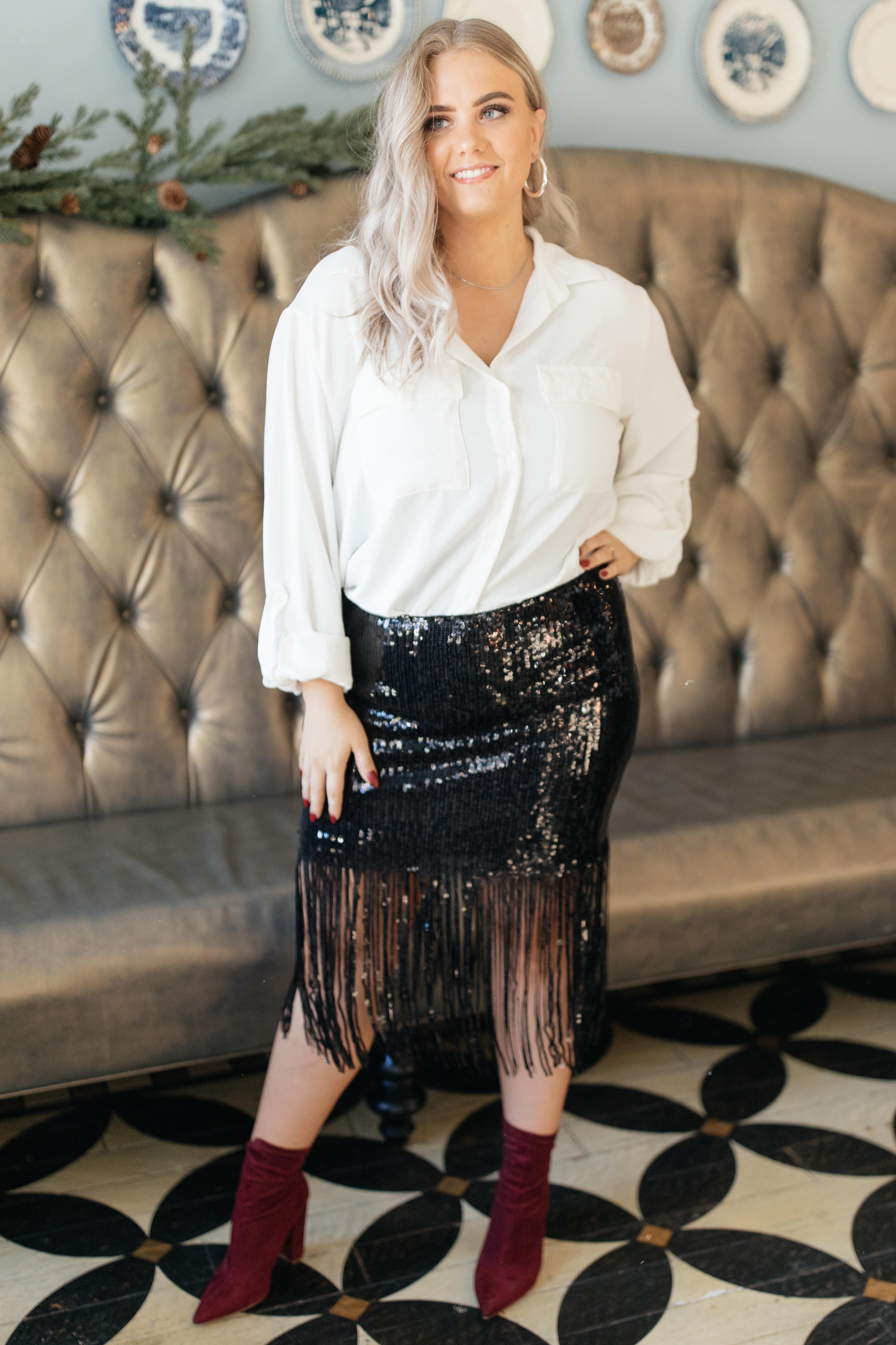 Sierra Sequin Skirt