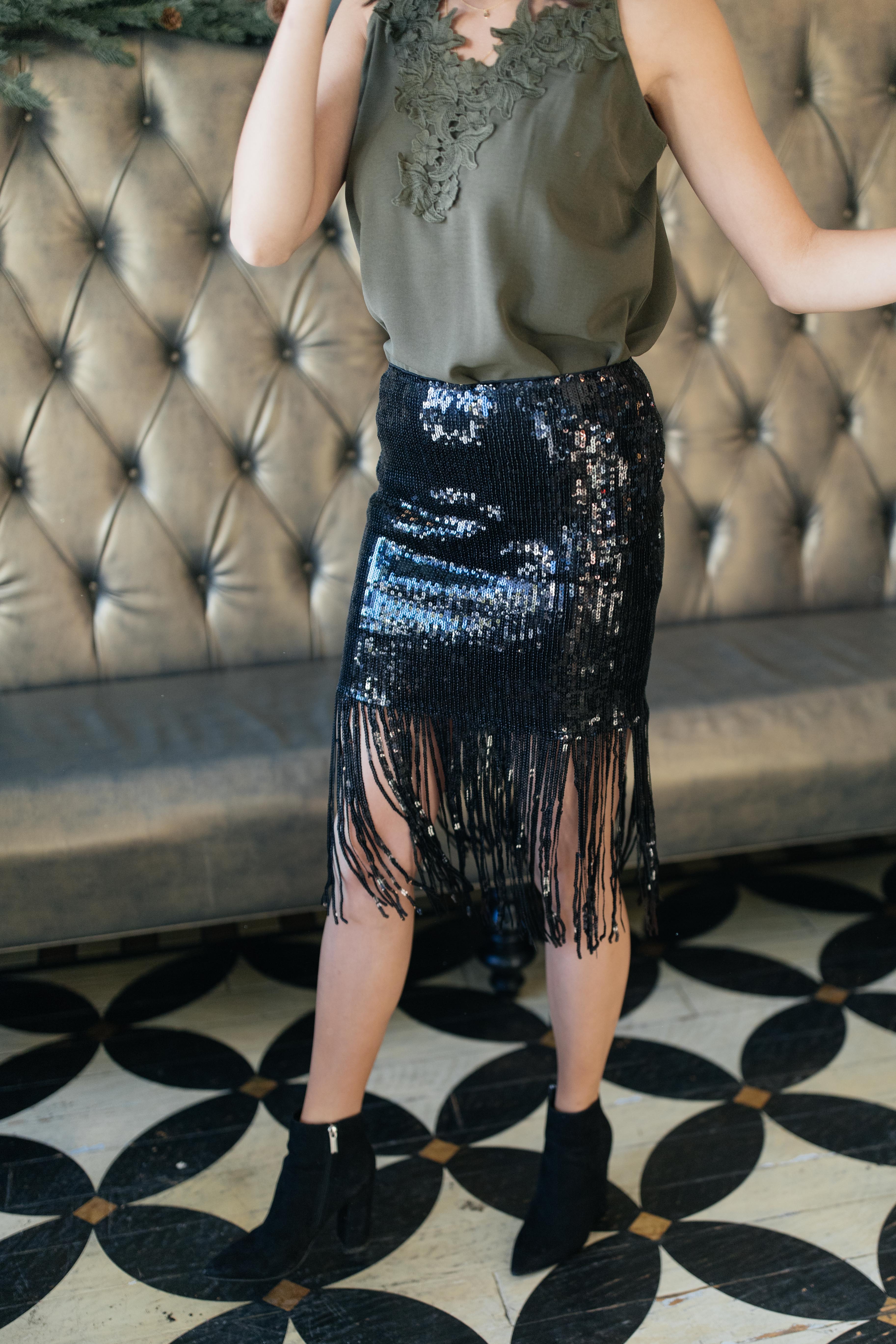 Sierra Sequin Skirt