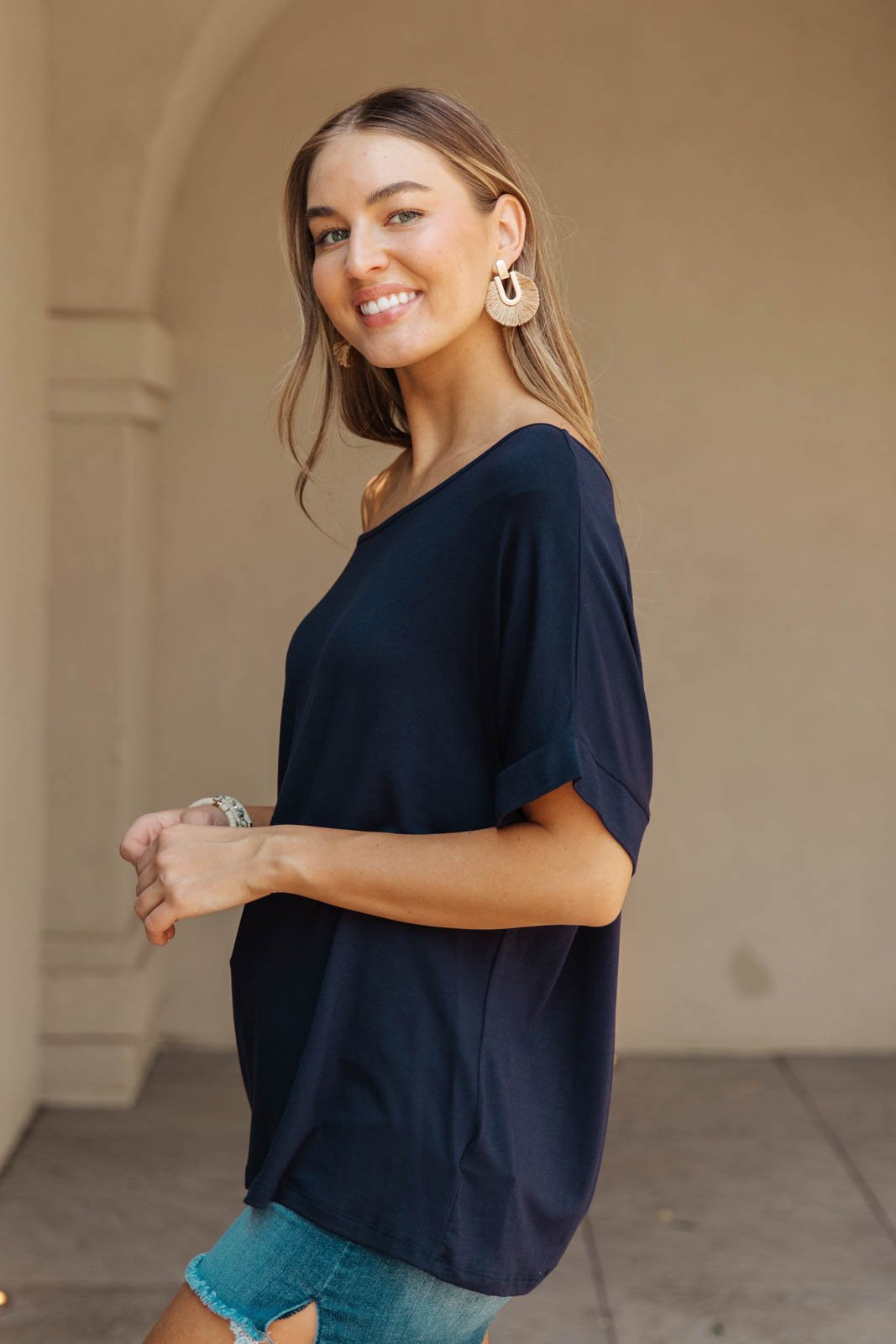 Sightseeing Top in Navy