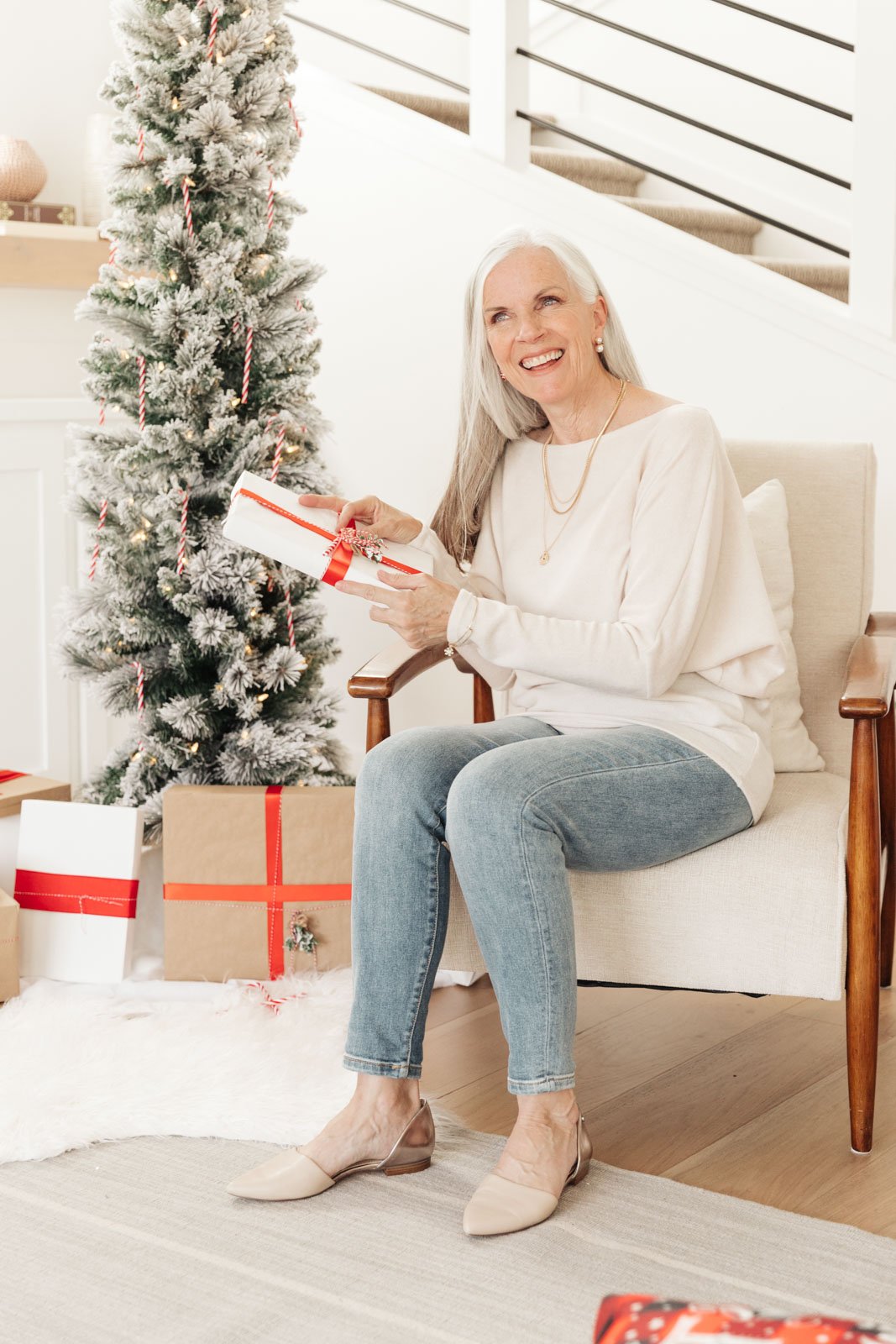 Snowed In Sweater in Ivory