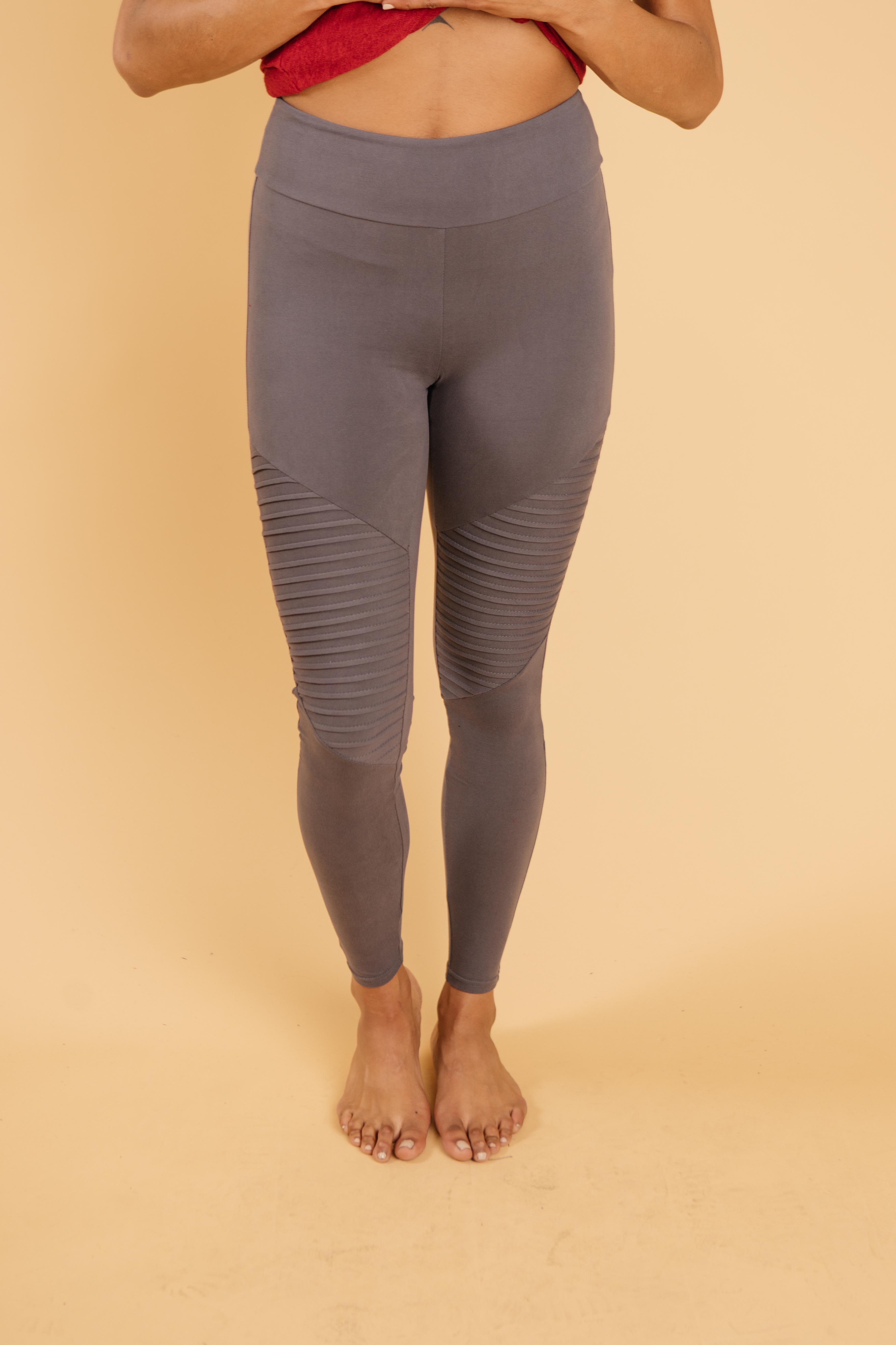 Soft As Butter Moto Leggings in Charcoal