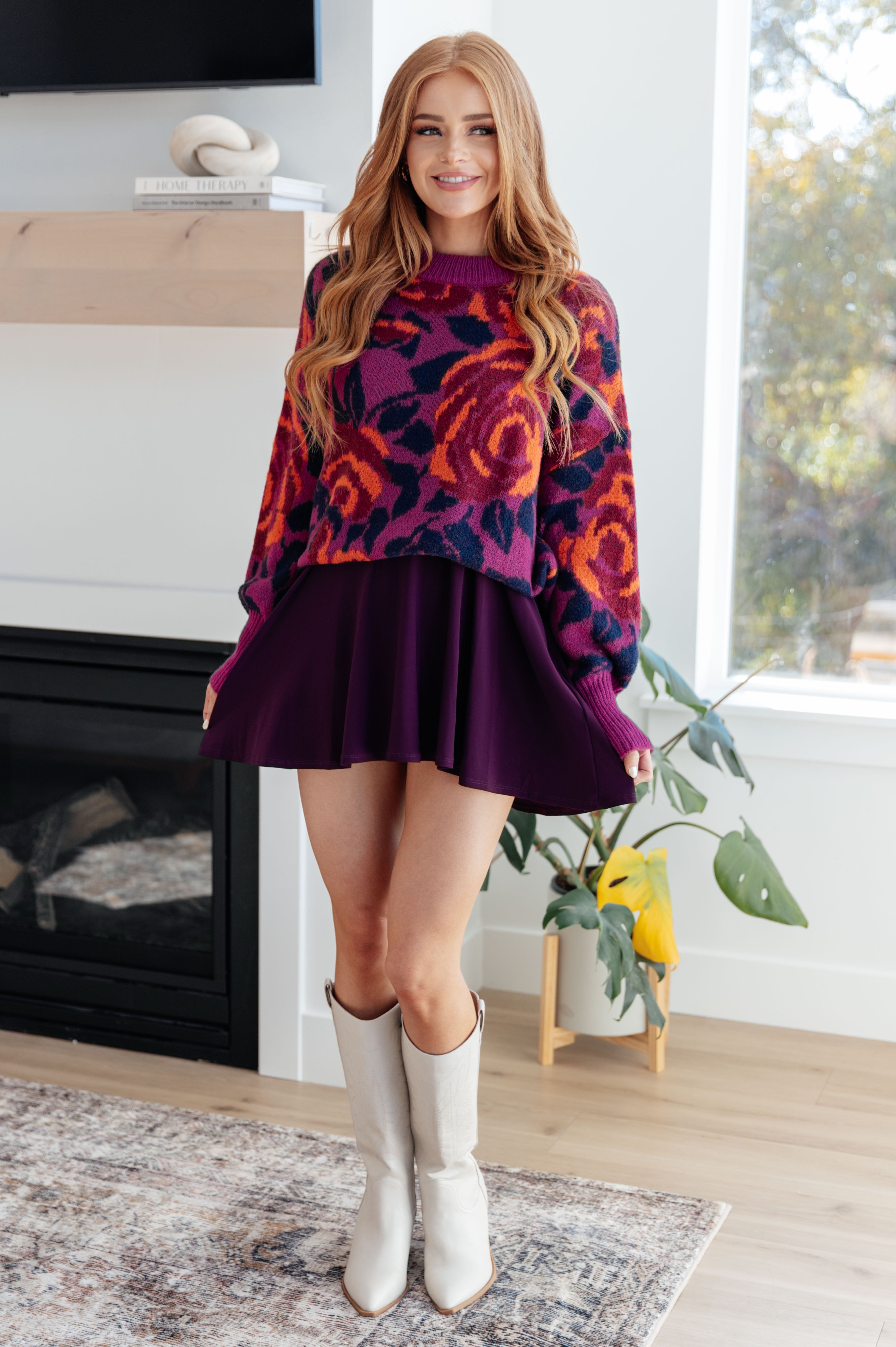 Rosie Posey Floral Sweater