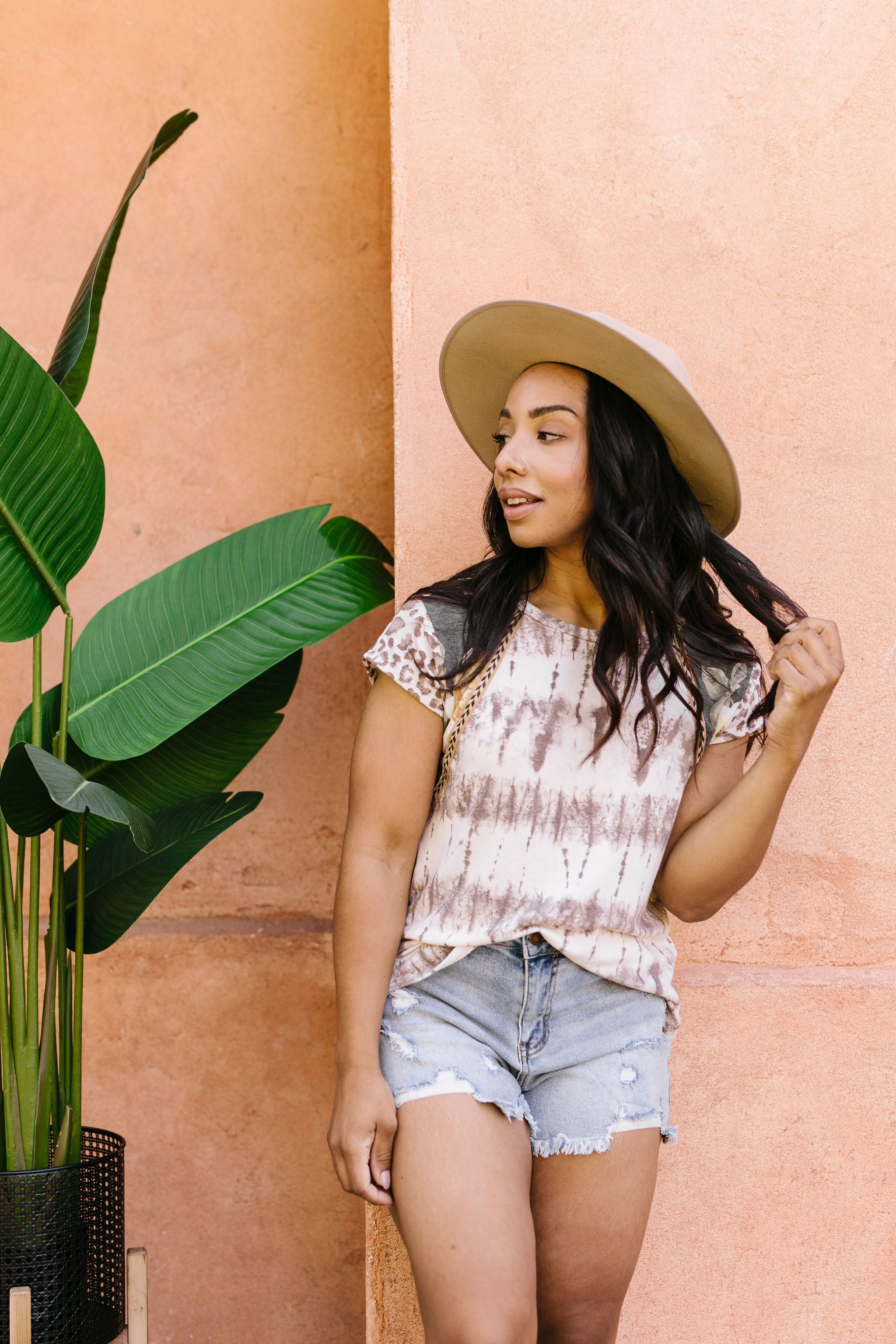 Texas Rose Tie Dye Top