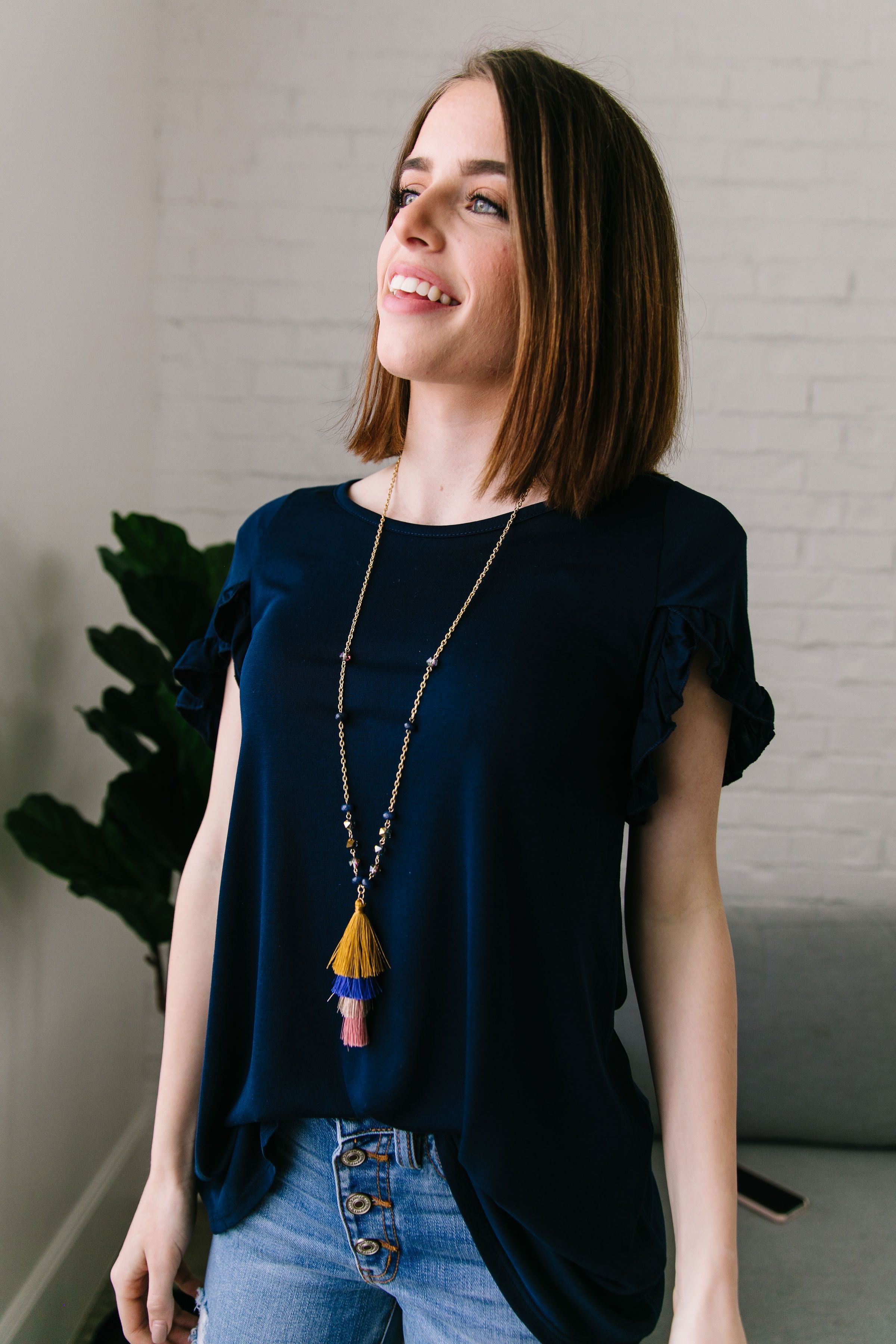 Tiered Tassel Necklace - ALL SALES FINAL