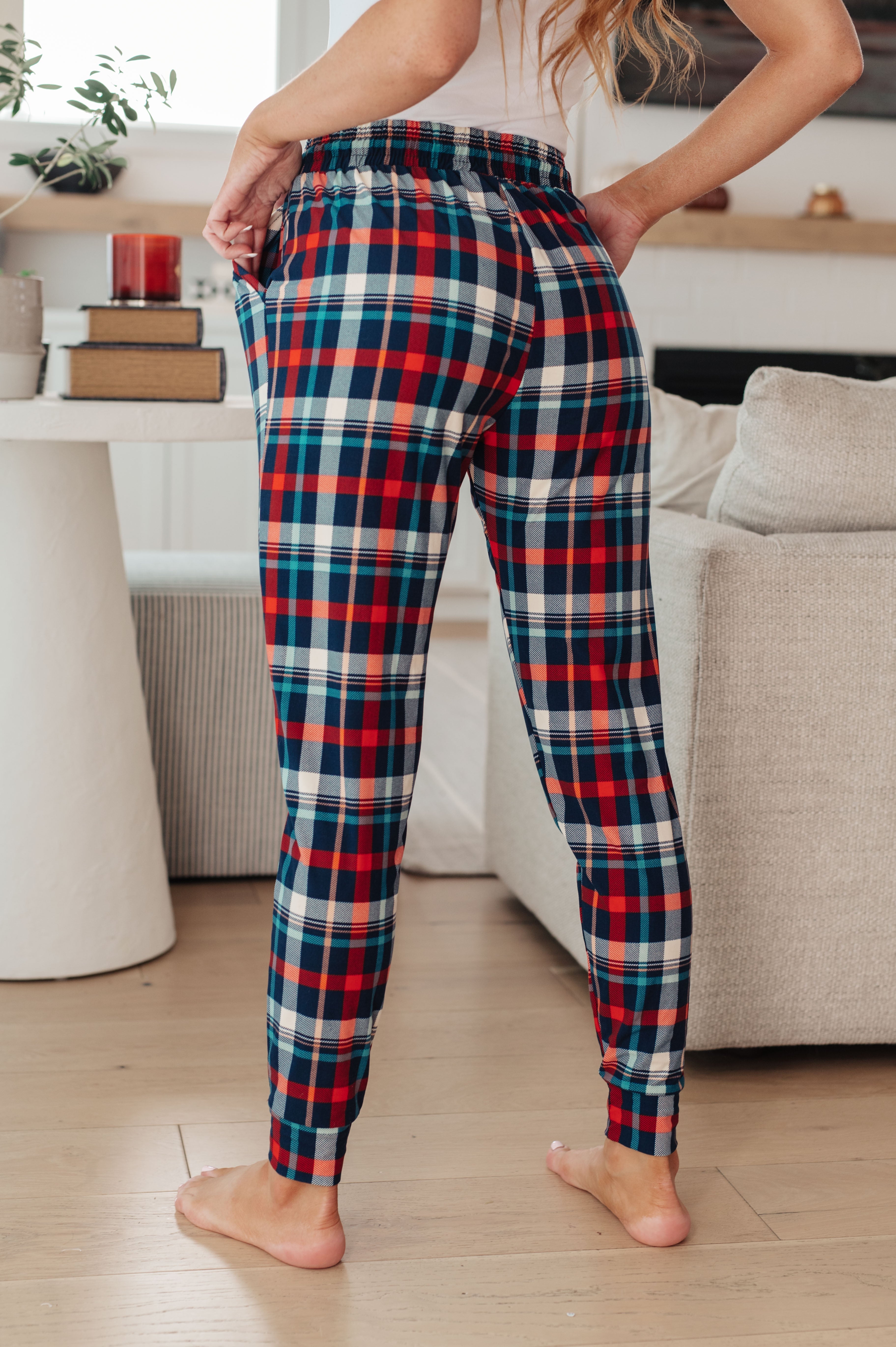 Your New Favorite Joggers in Multi Color Plaid