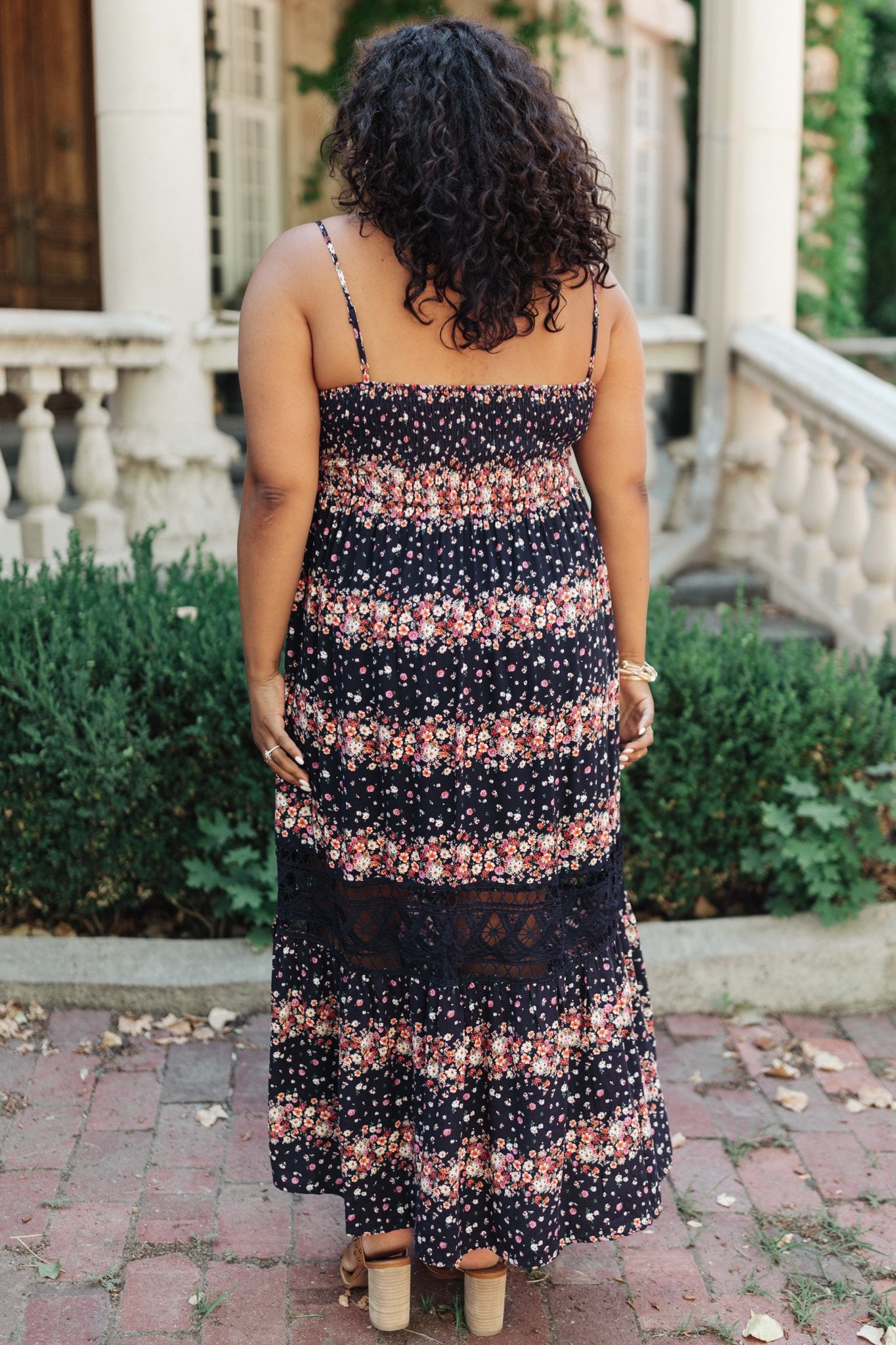 Stripes In Bloom Dress