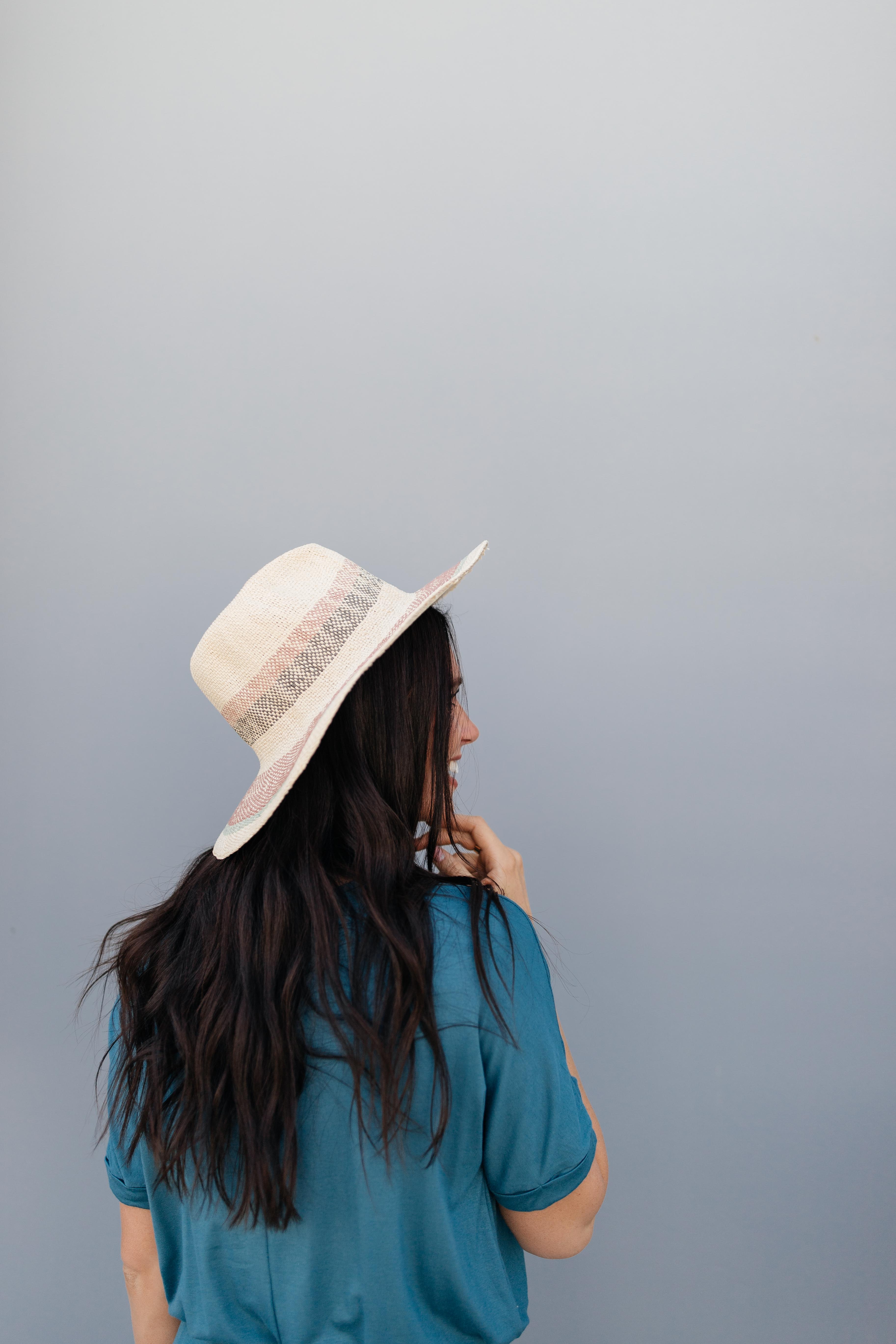 Undercover Striped Straw Hat