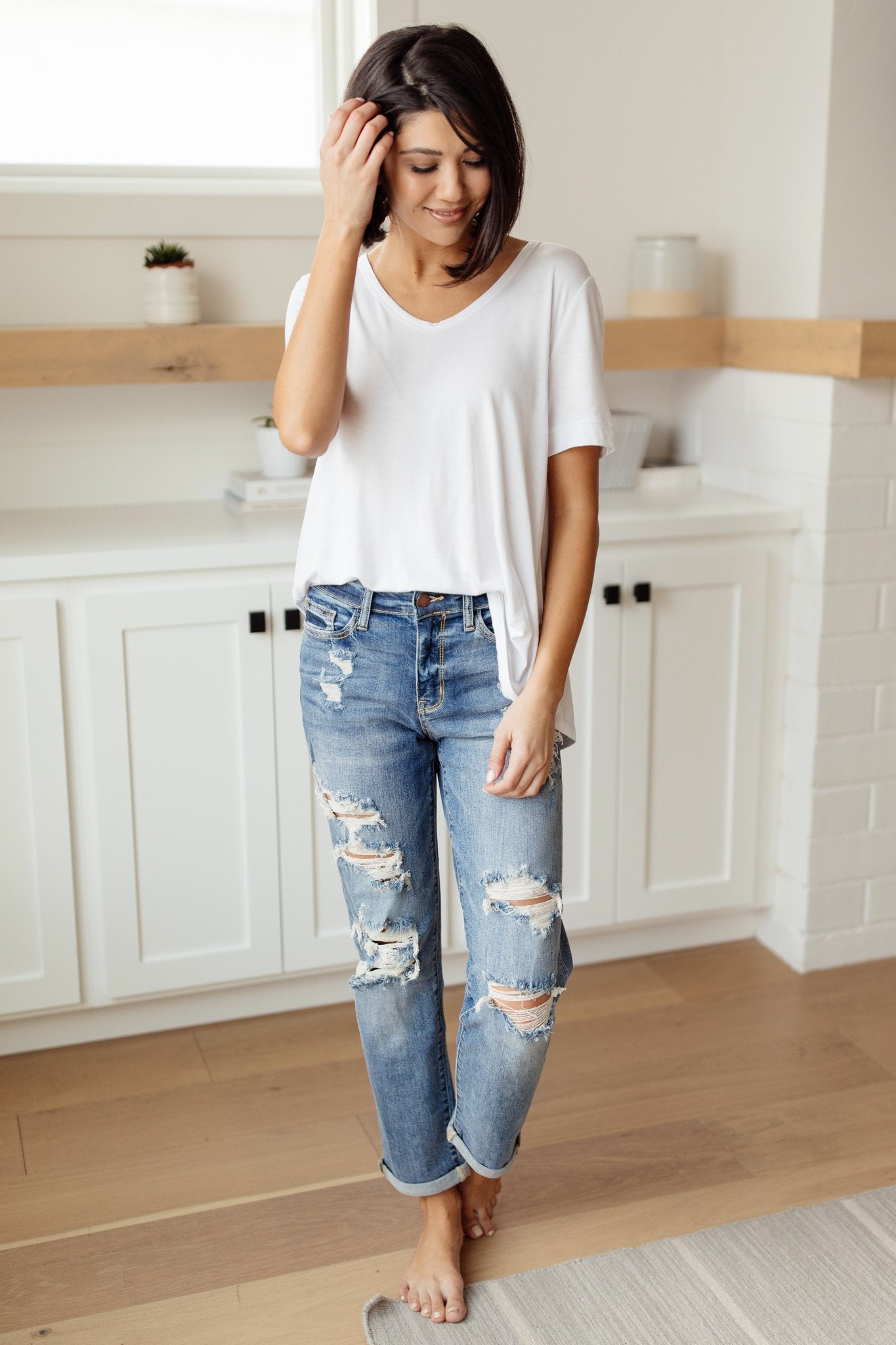 Warmer Weather Lightwash Cropped Jeans