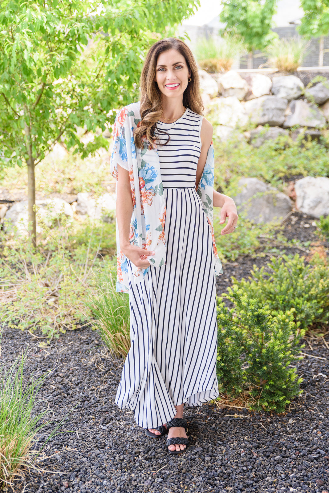 Wildflower Kimono in White