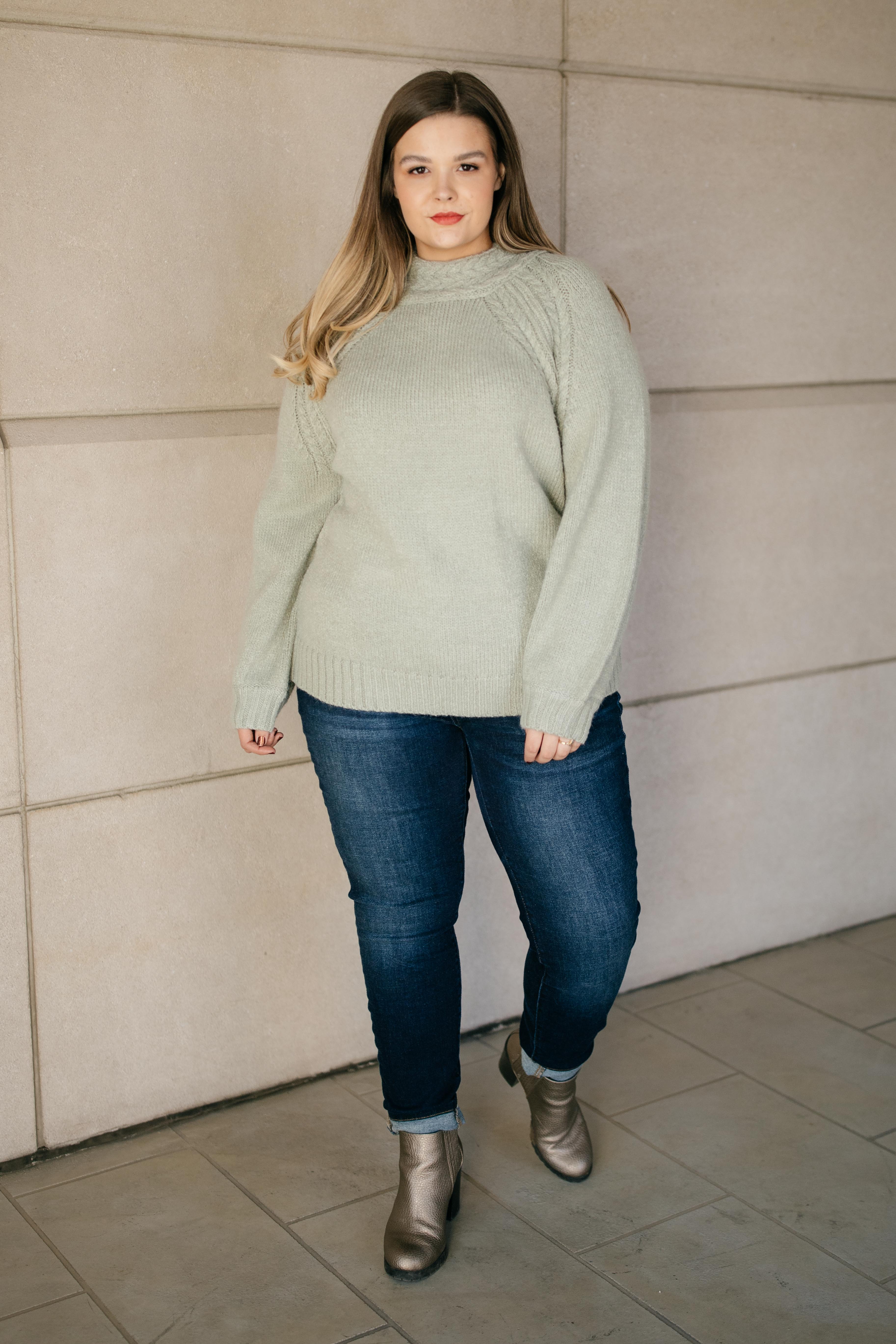 Your Favorite Knit Sweater in Lime