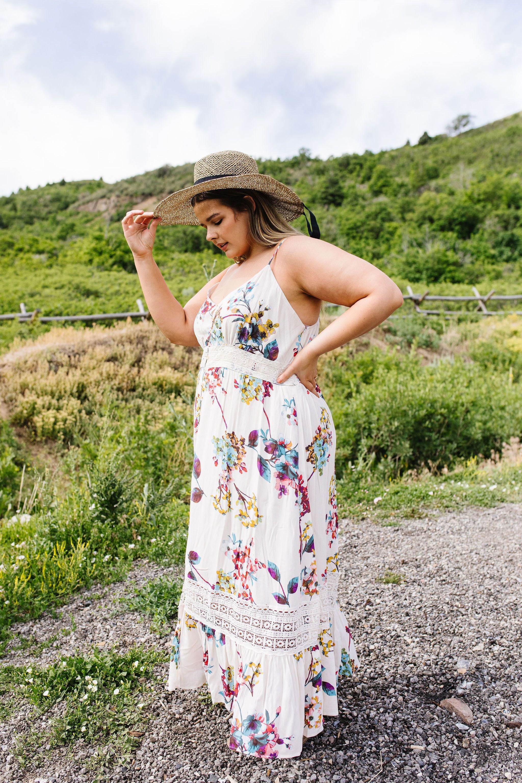 A Little Romance Midi Dress