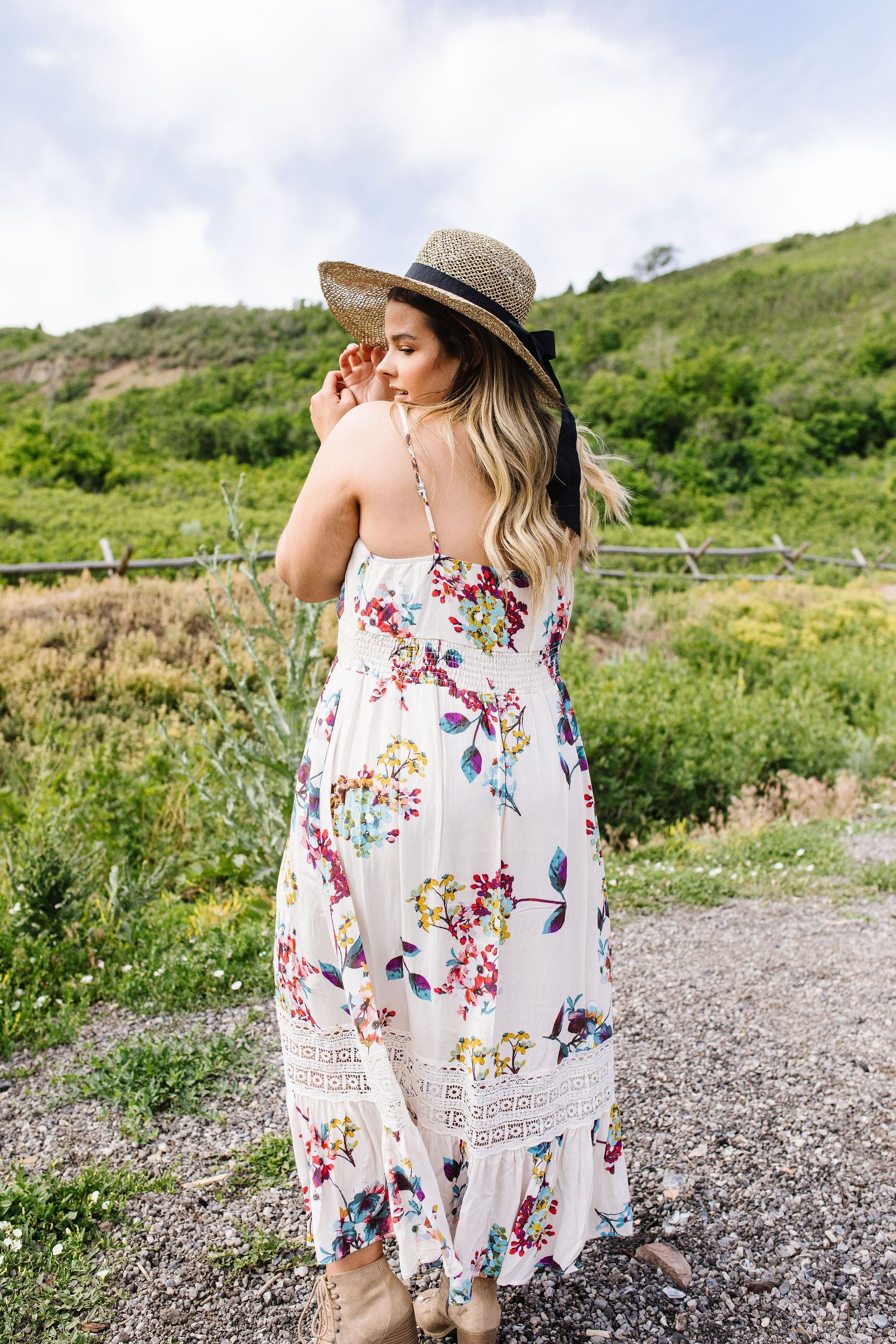 A Little Romance Midi Dress