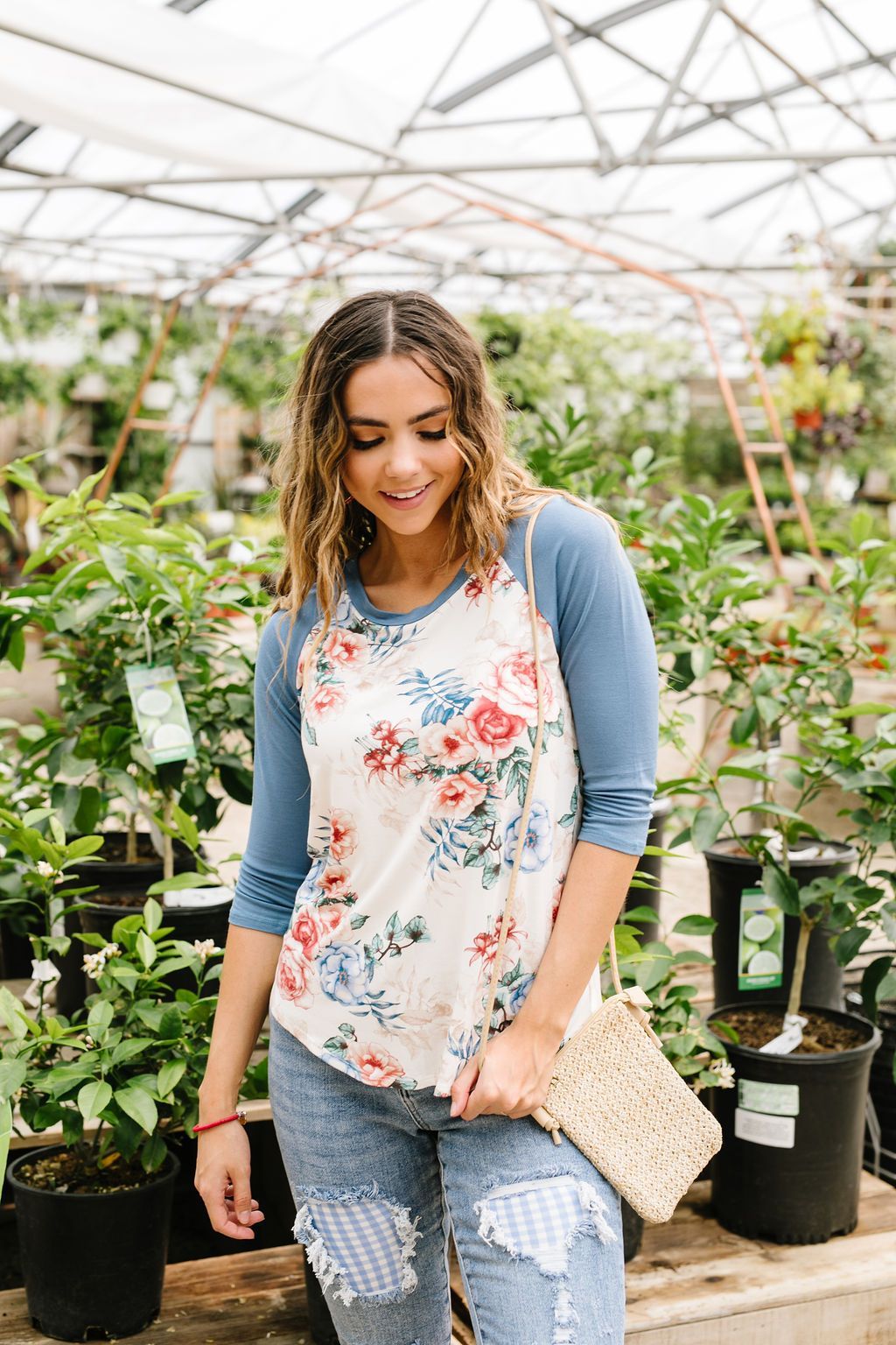 A Rose By Any Other Name Raglan Top