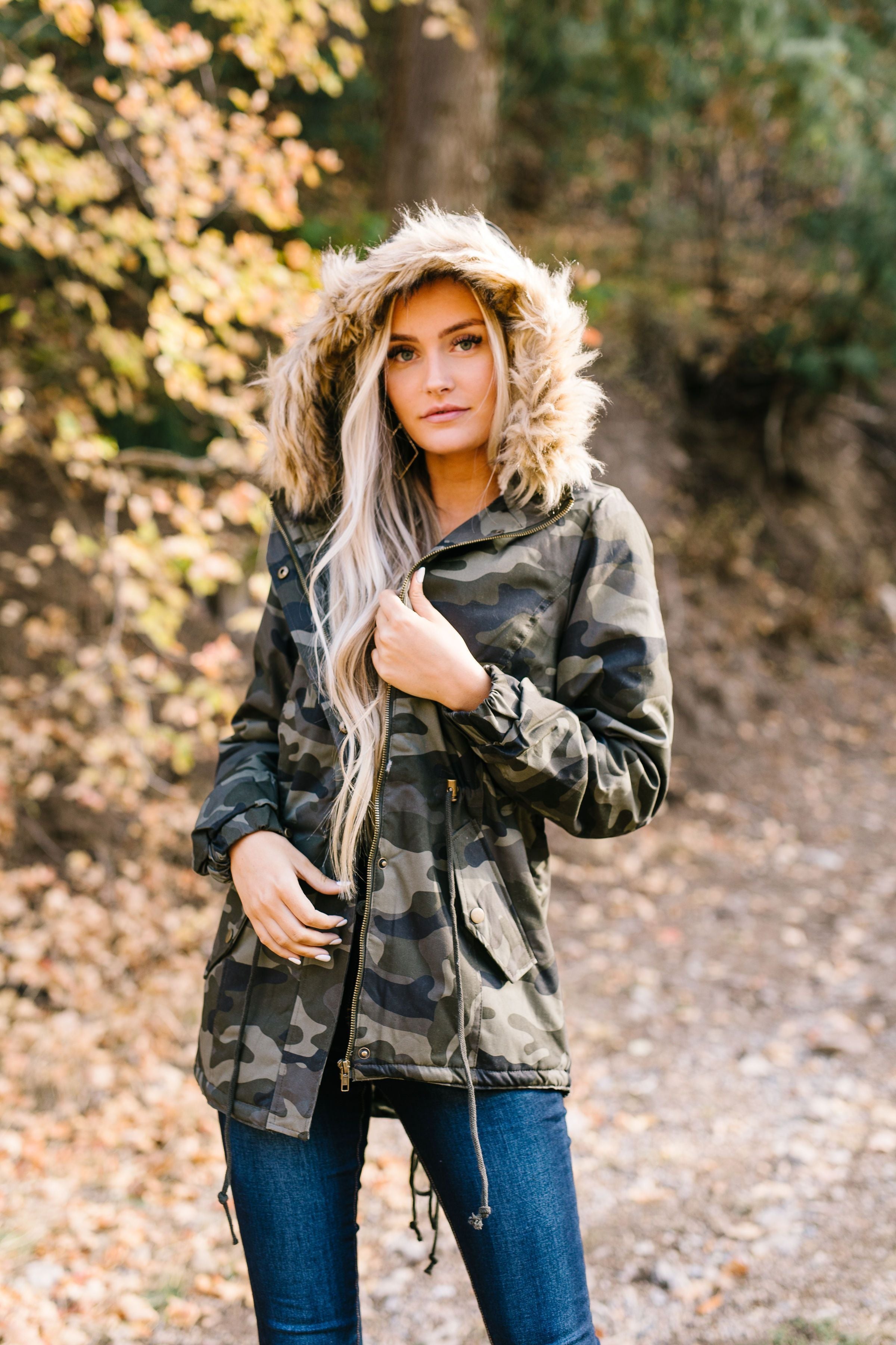 Alaskan Wilds Anorak in Olive Camo