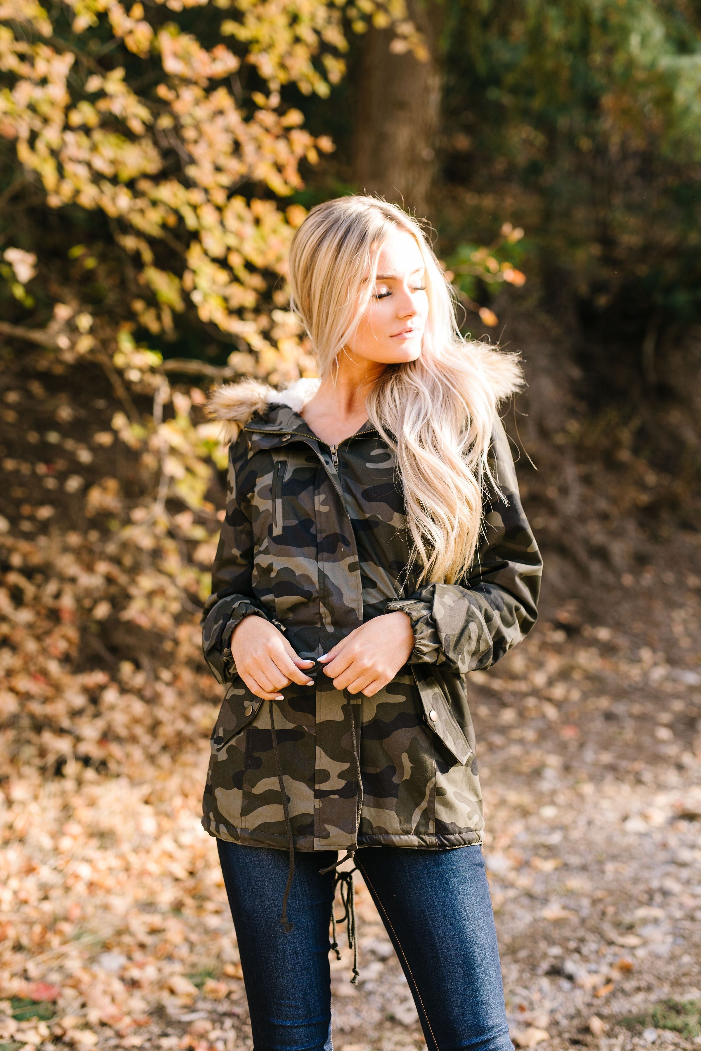 Alaskan Wilds Anorak in Olive Camo