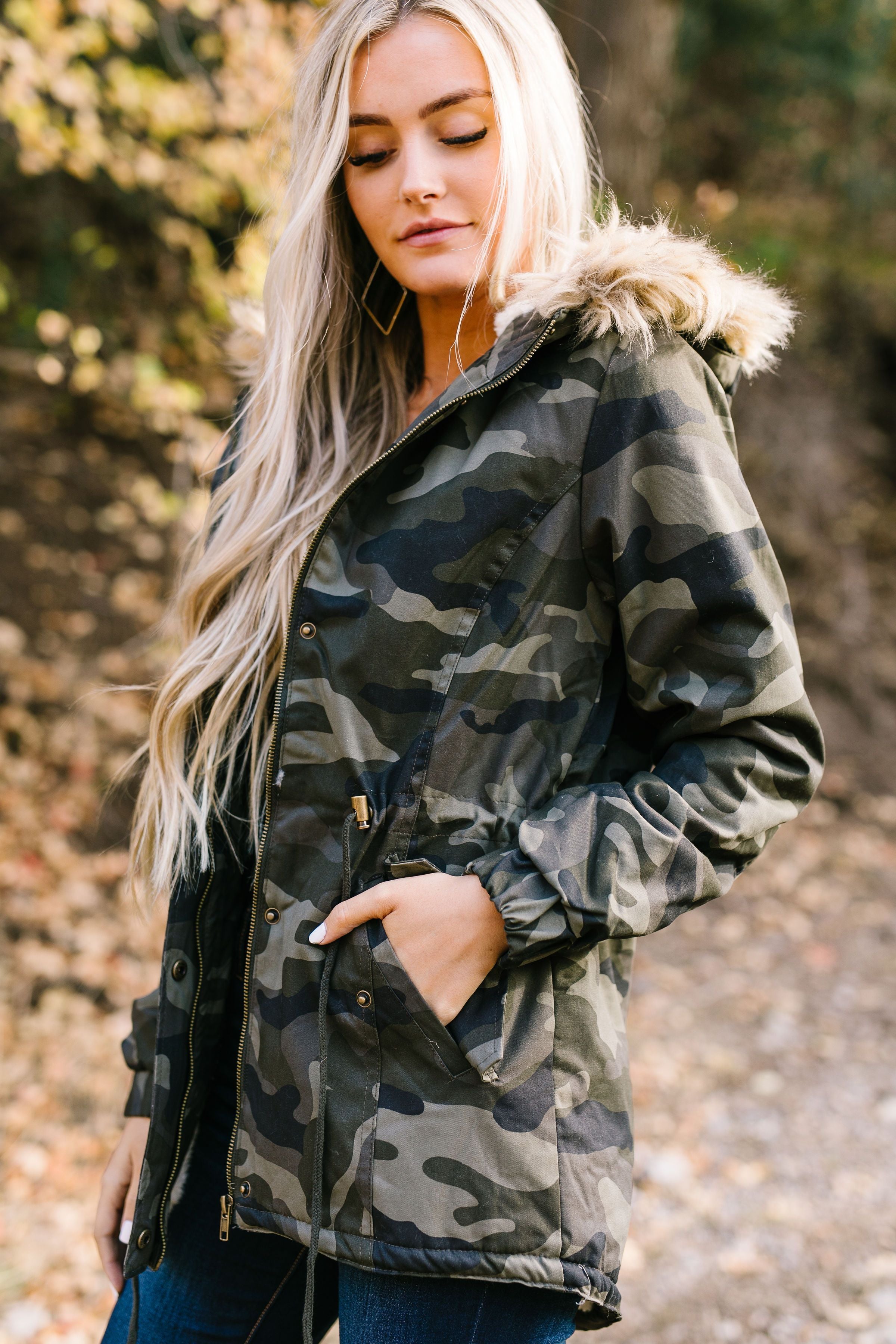 Alaskan Wilds Anorak in Olive Camo