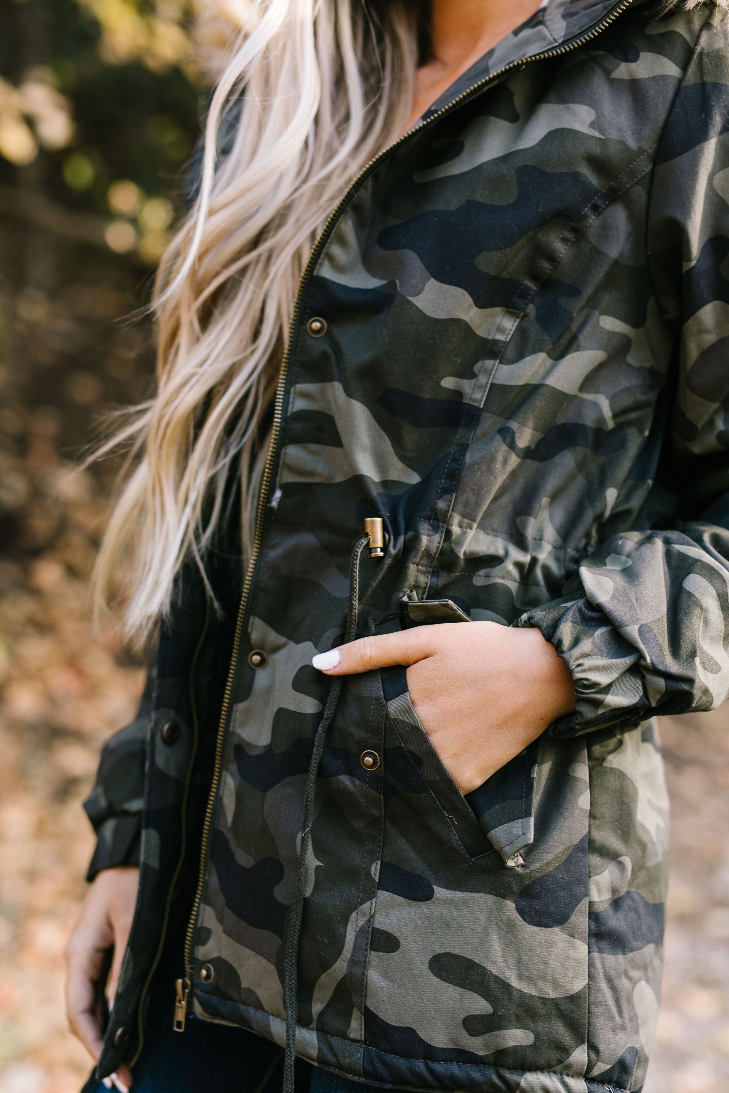 Alaskan Wilds Anorak in Olive Camo