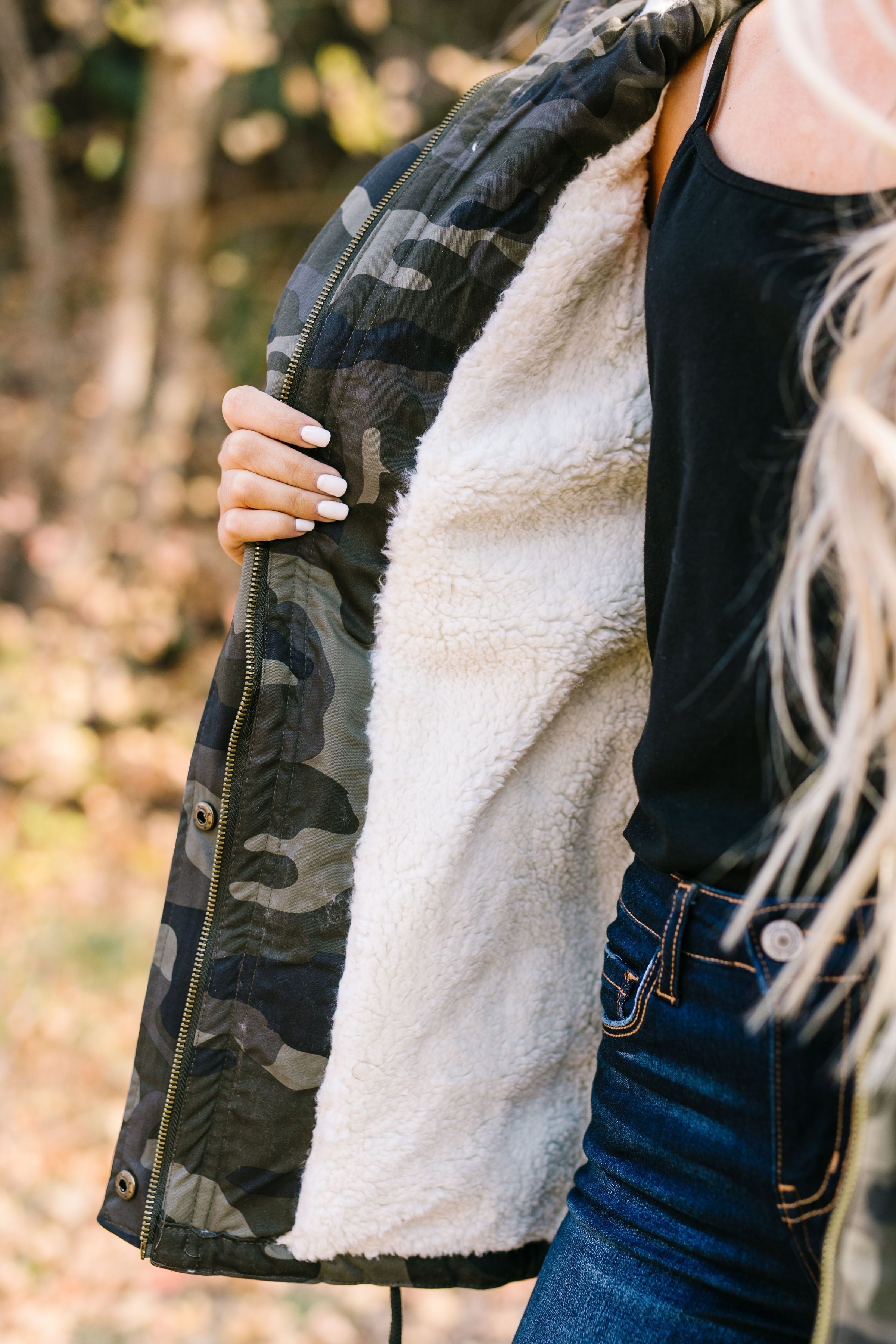 Alaskan Wilds Anorak in Olive Camo