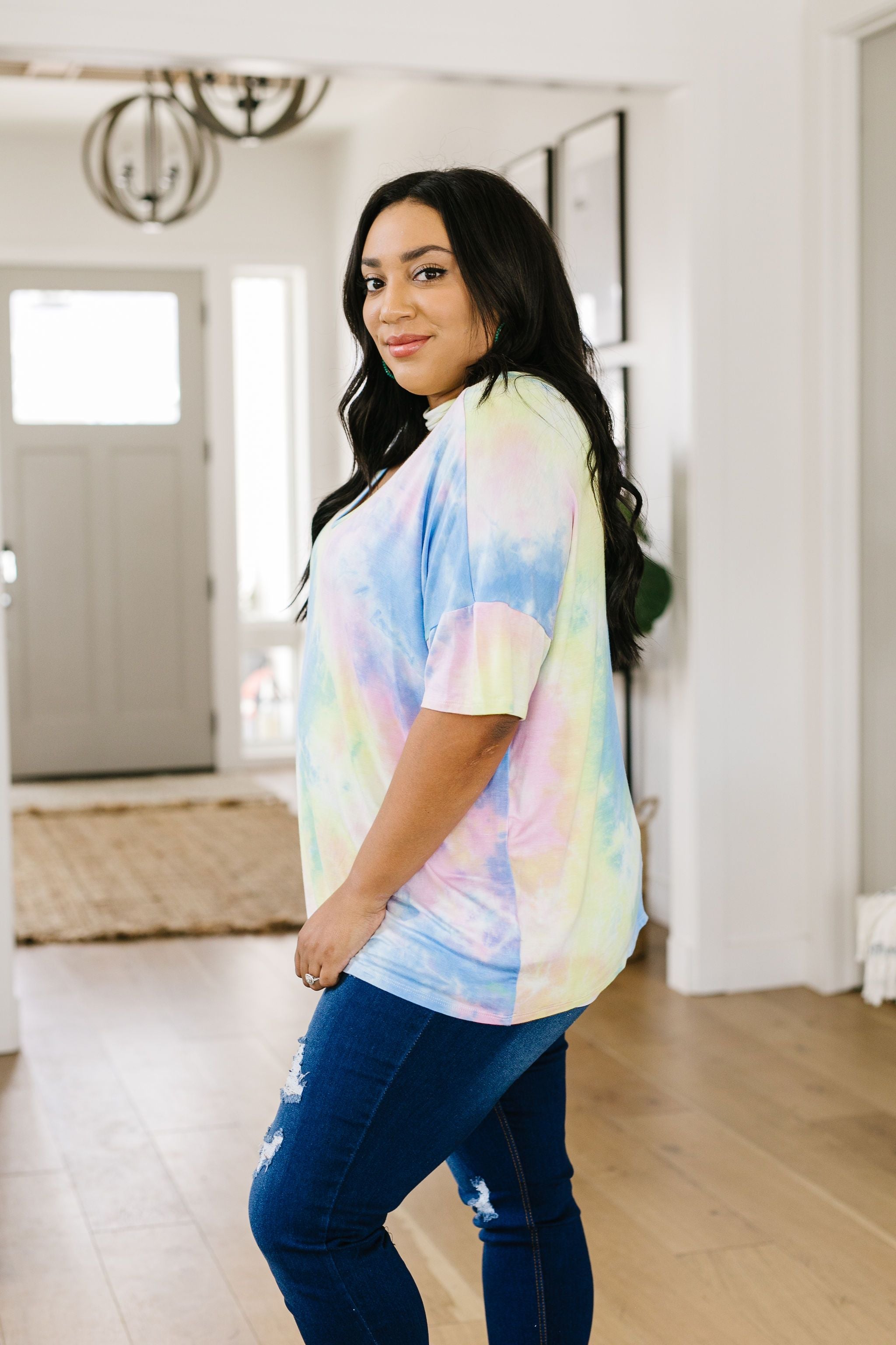 All Choked Up Tie Dye Top