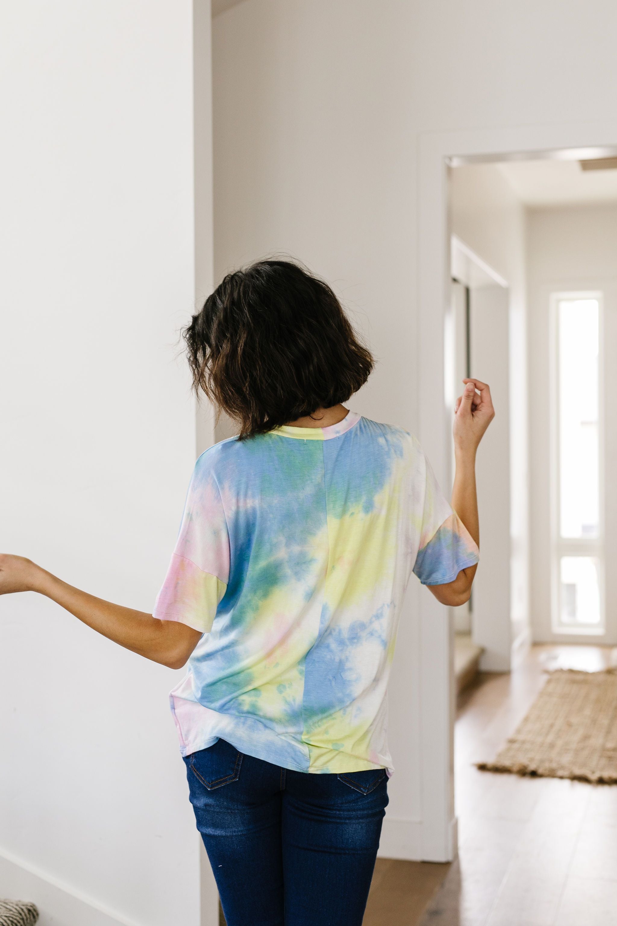 All Choked Up Tie Dye Top