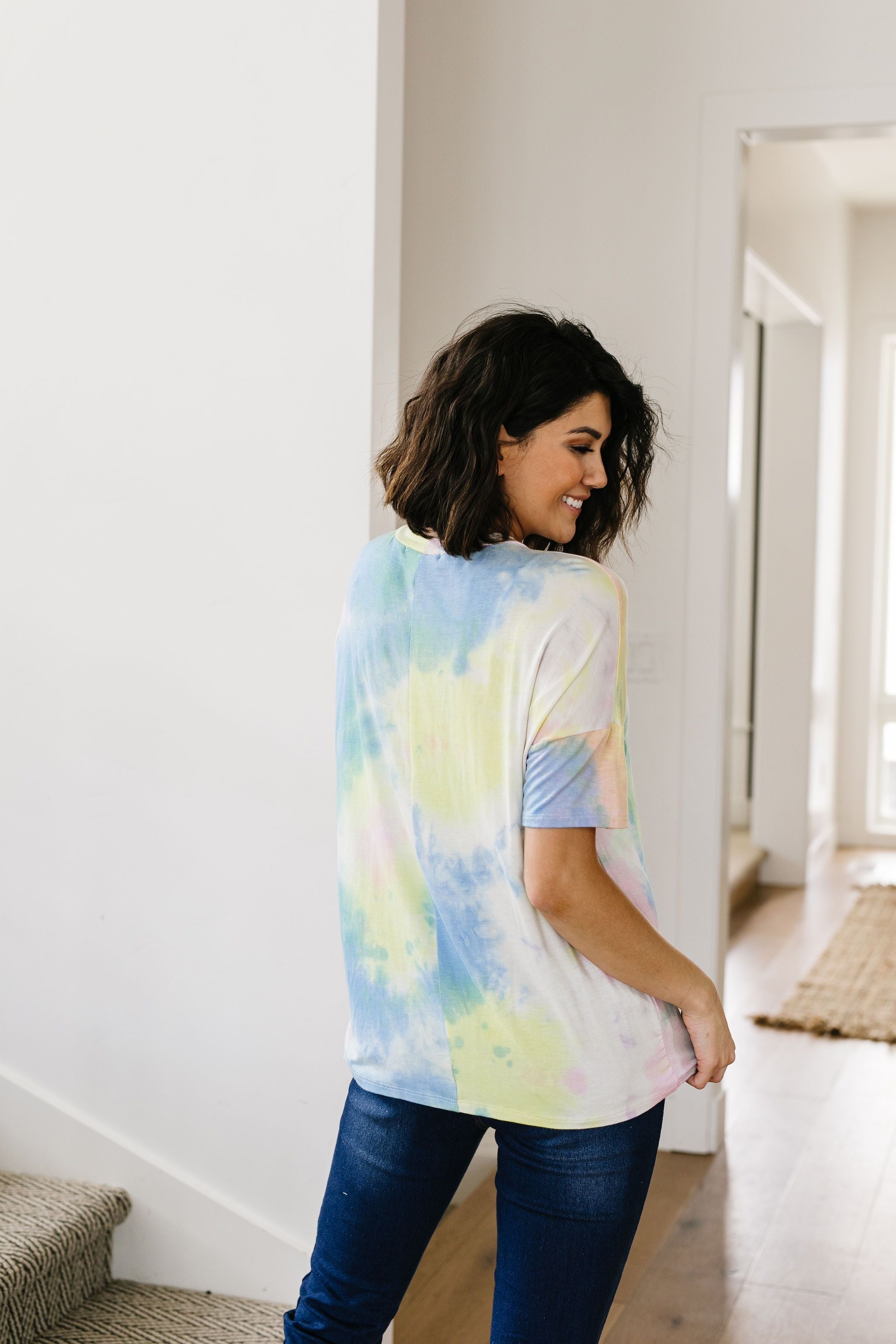 All Choked Up Tie Dye Top