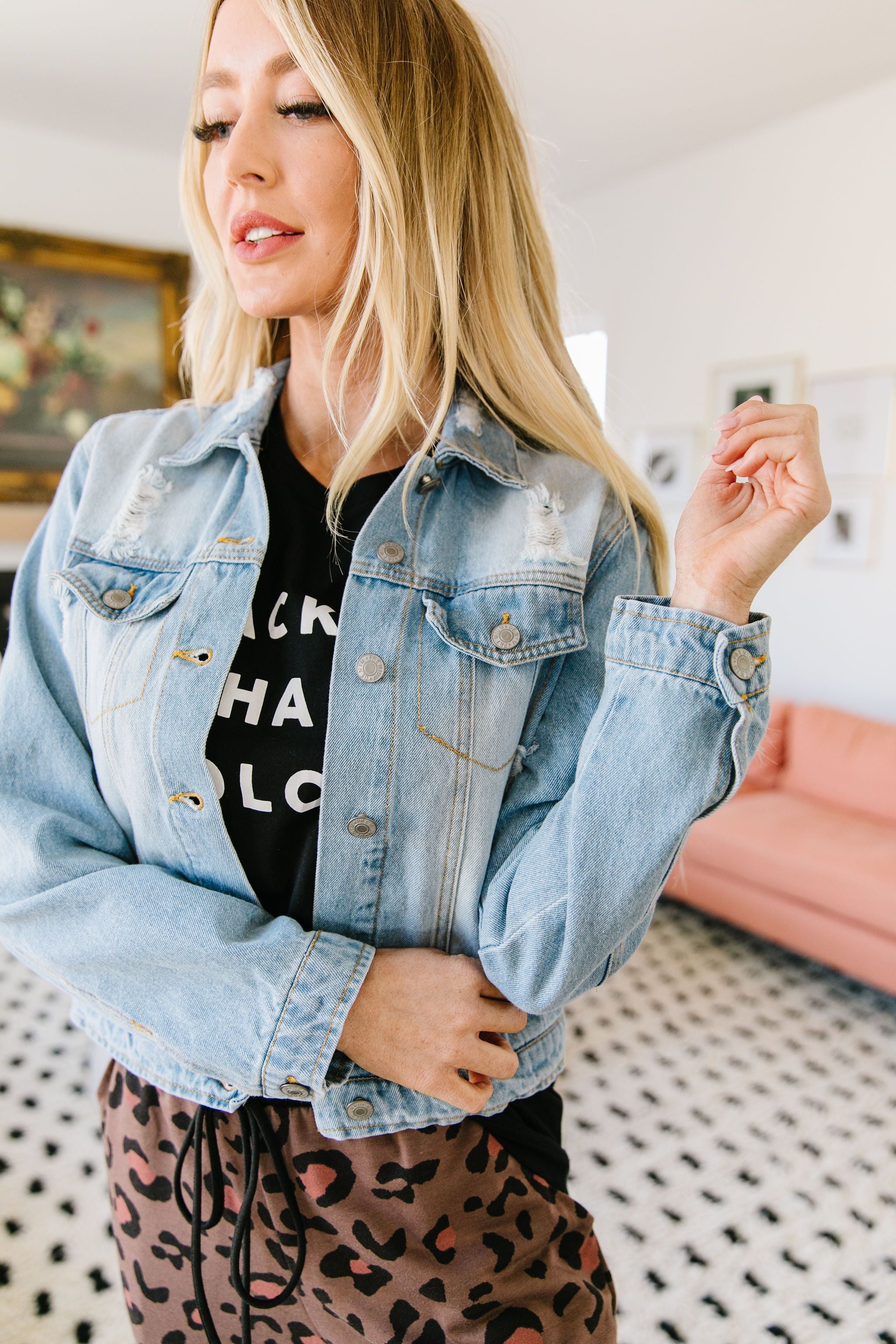 And Then Some Denim Jacket In Light Wash