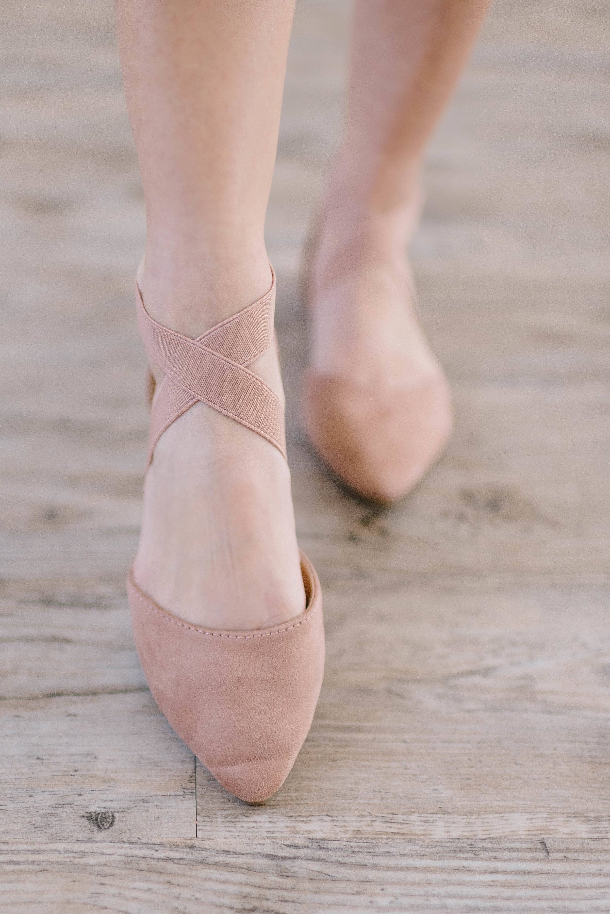 Arabesque Flat In Blush