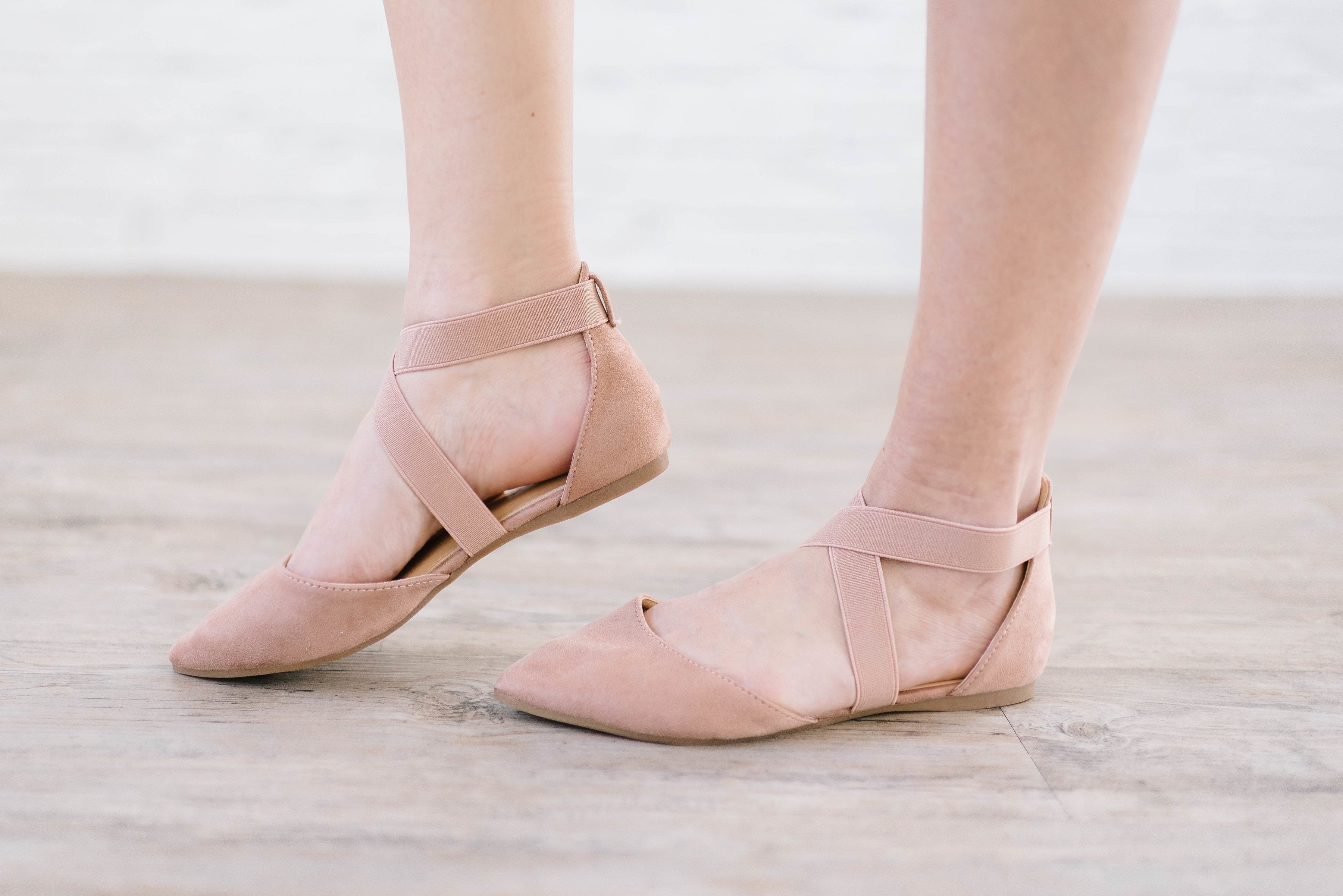 Arabesque Flat In Blush