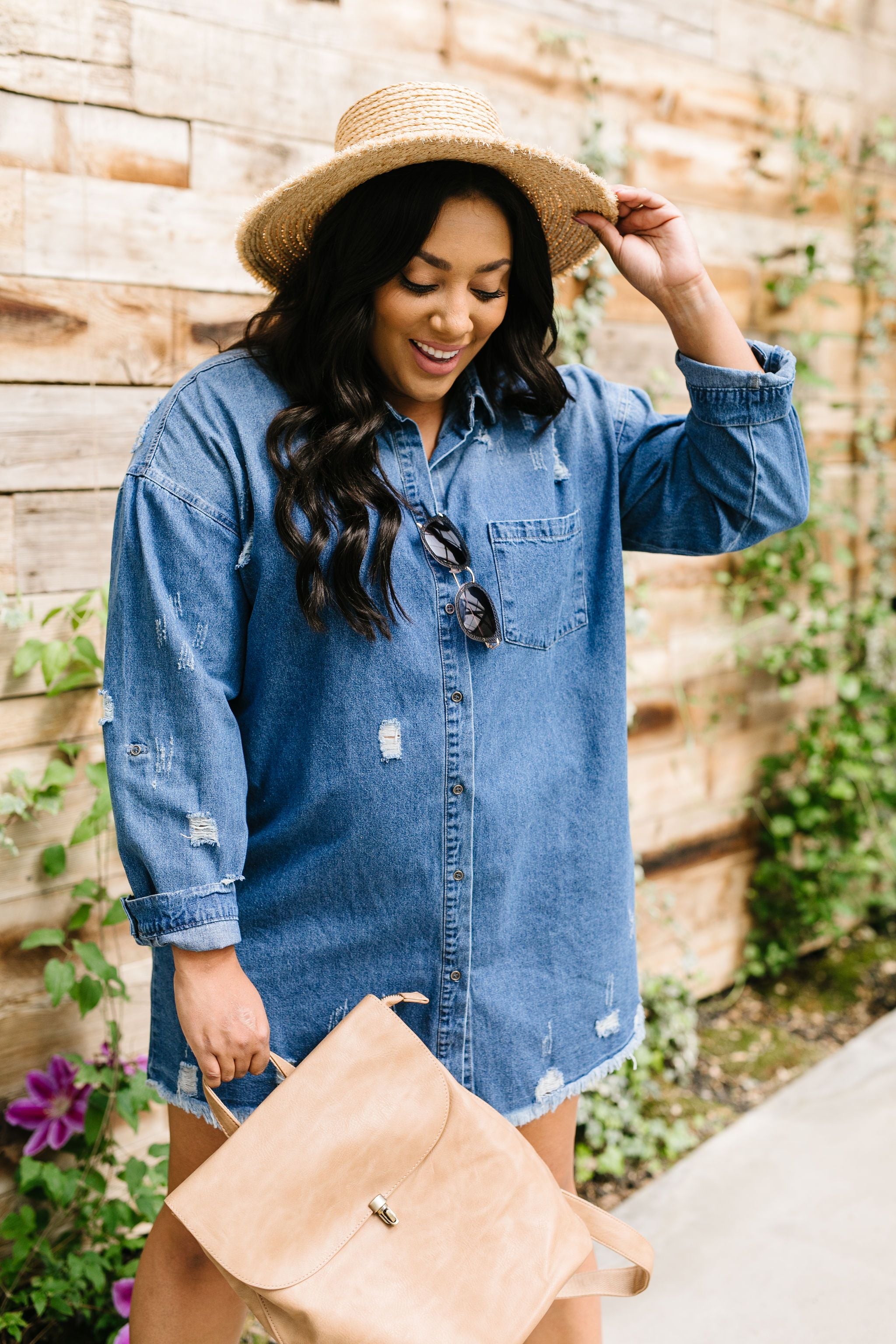 Artist's Loft Denim Button Down