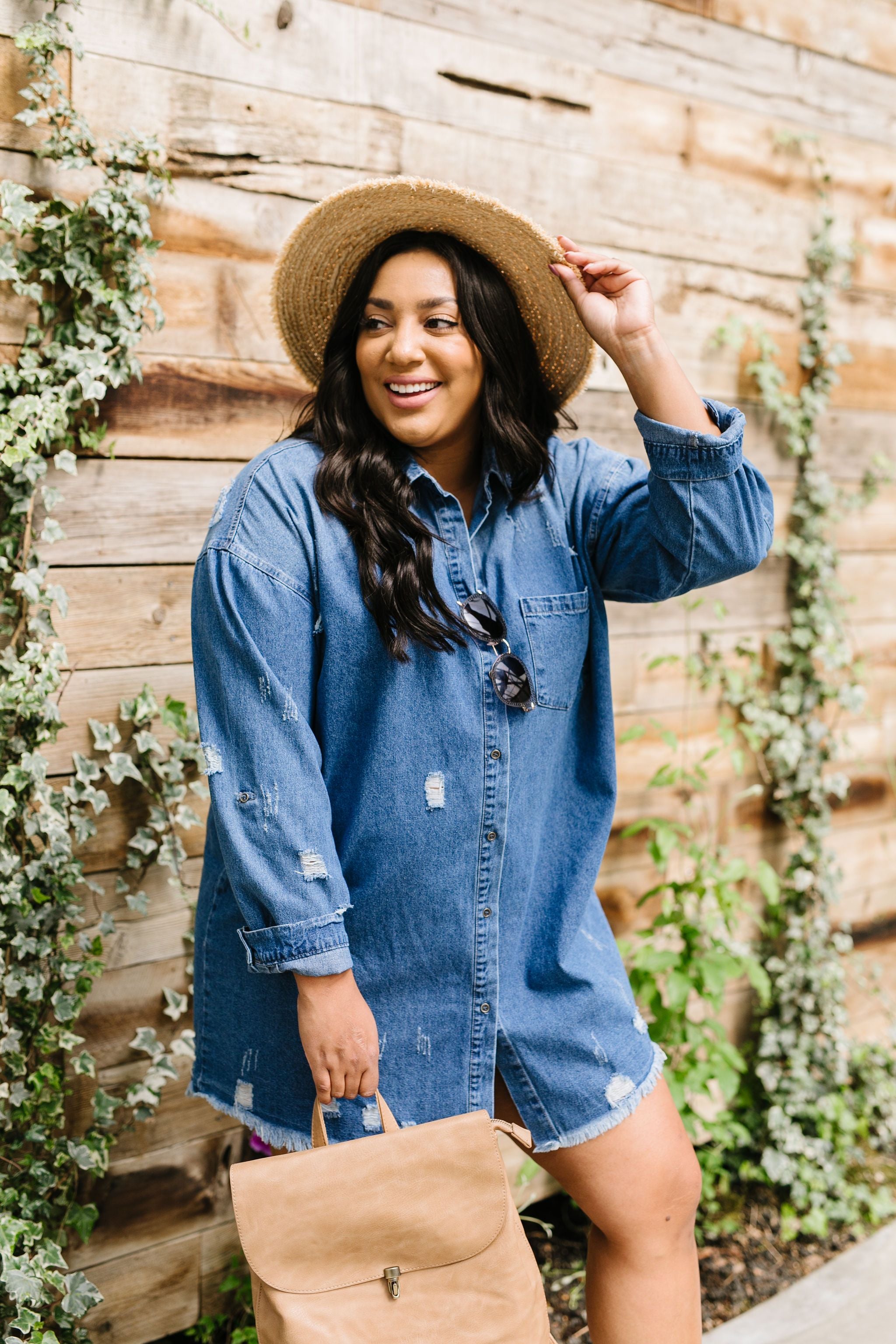 Artist's Loft Denim Button Down