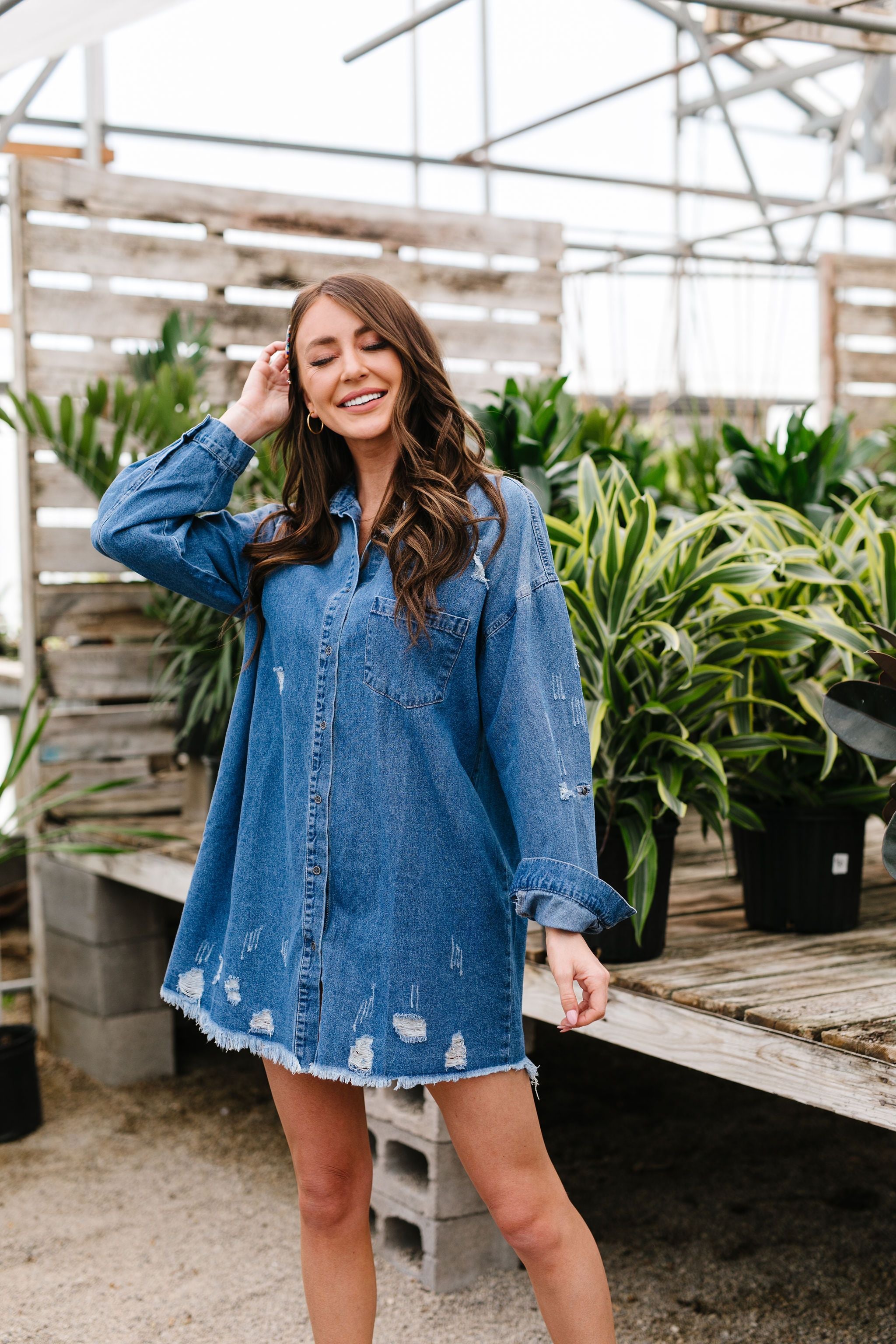 Artist's Loft Denim Button Down