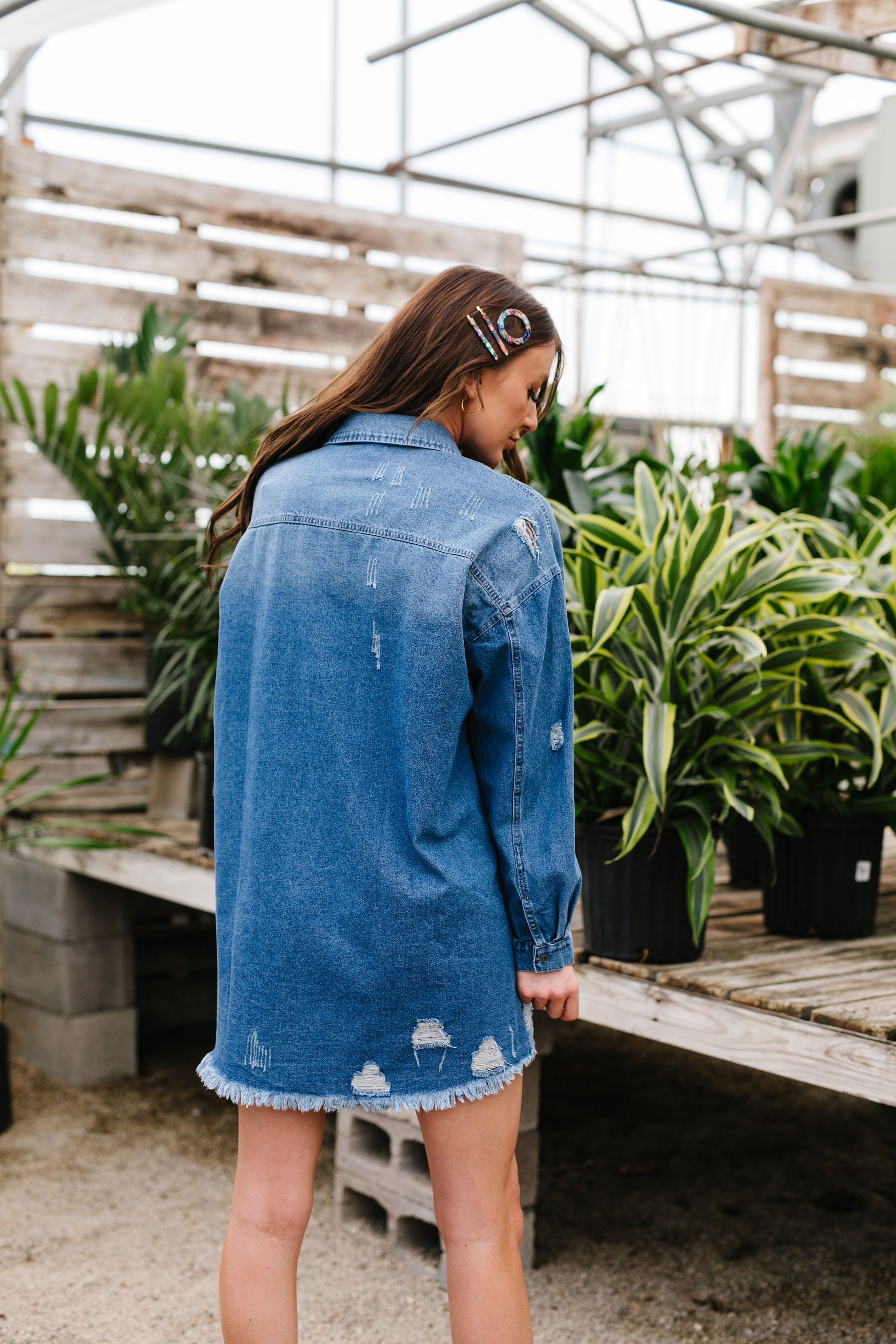 Artist's Loft Denim Button Down