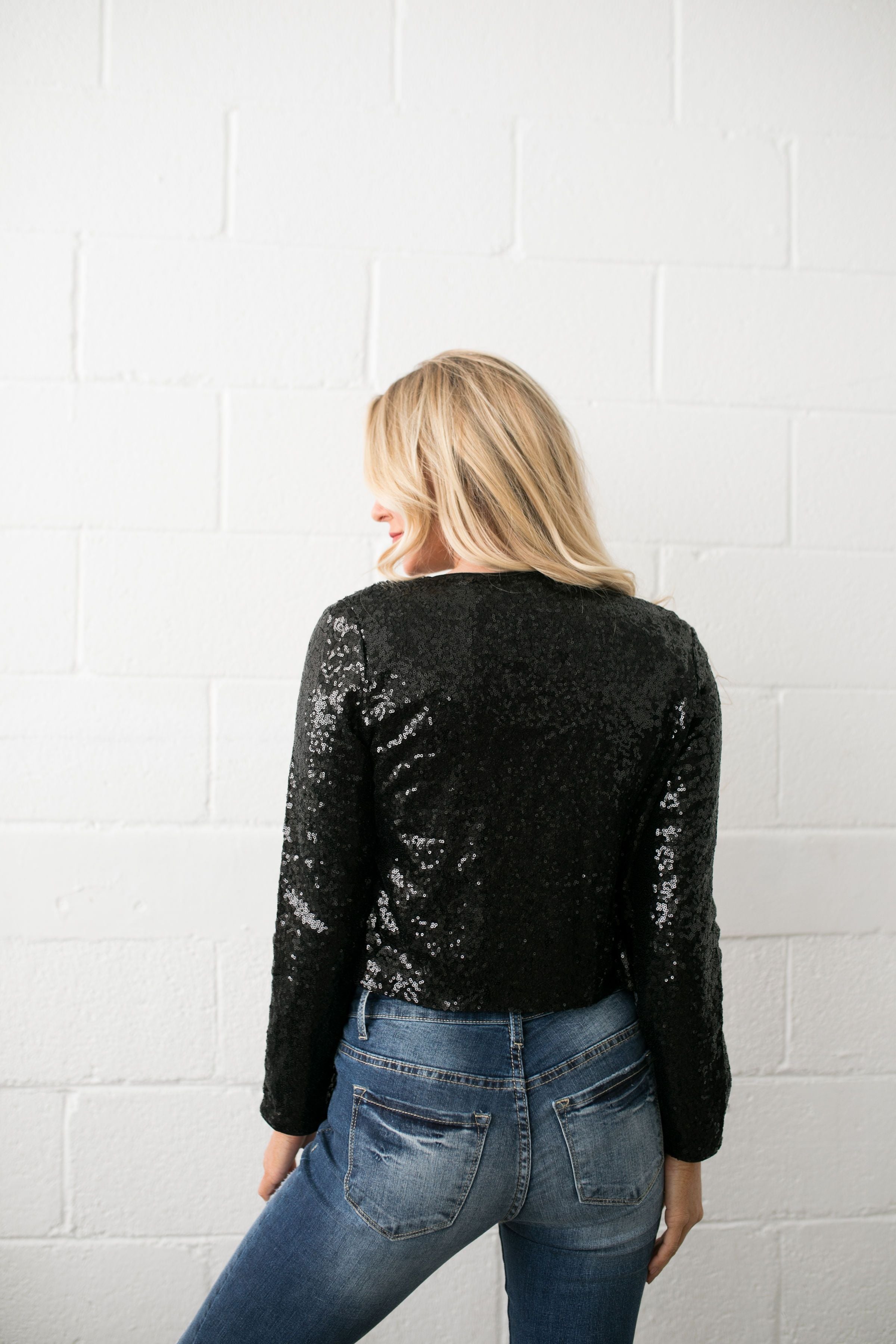 Auld Lang Syne Sequined Blazer - ALL SALES FINAL