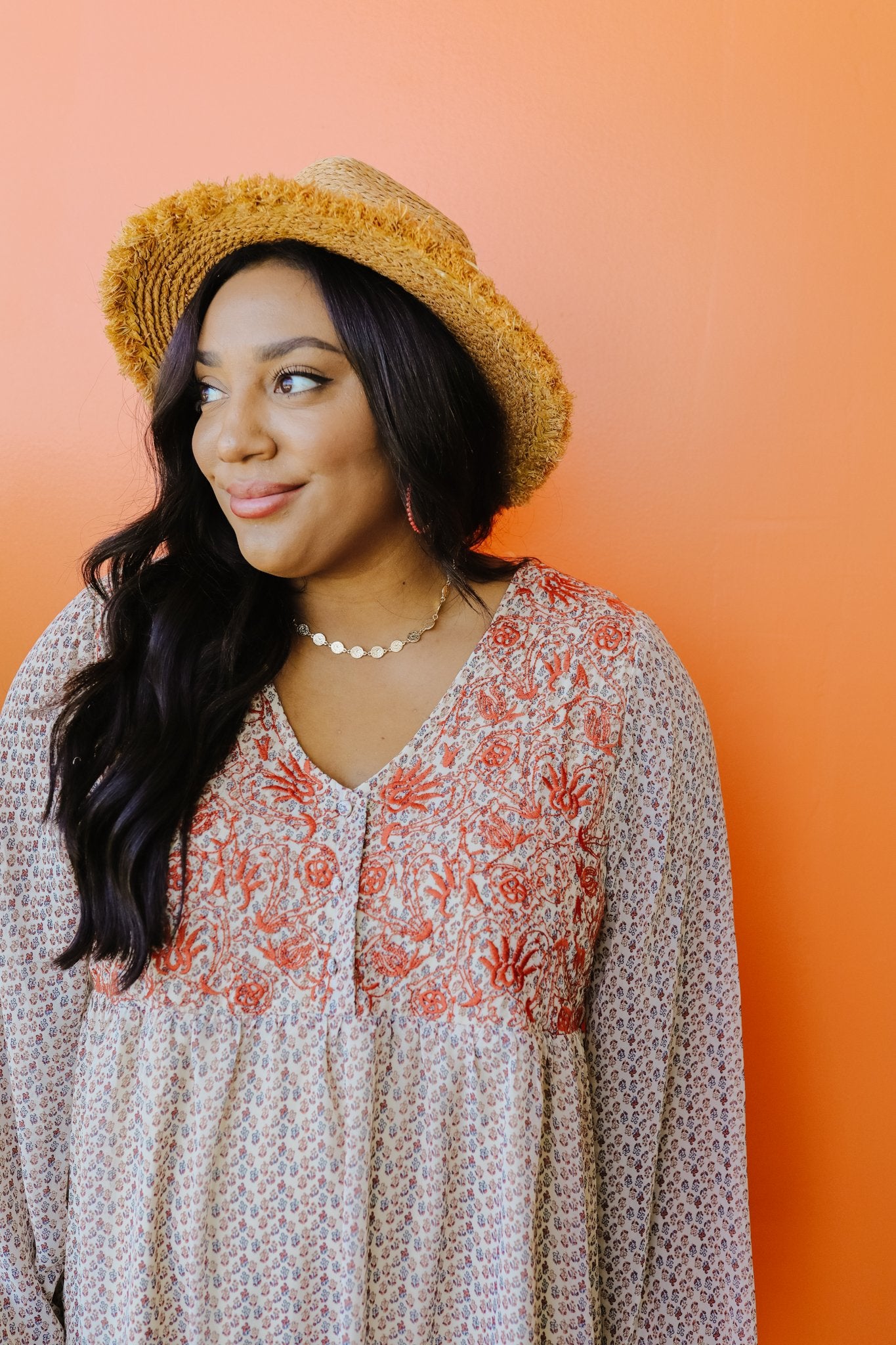 Autumn Embroidered Dress