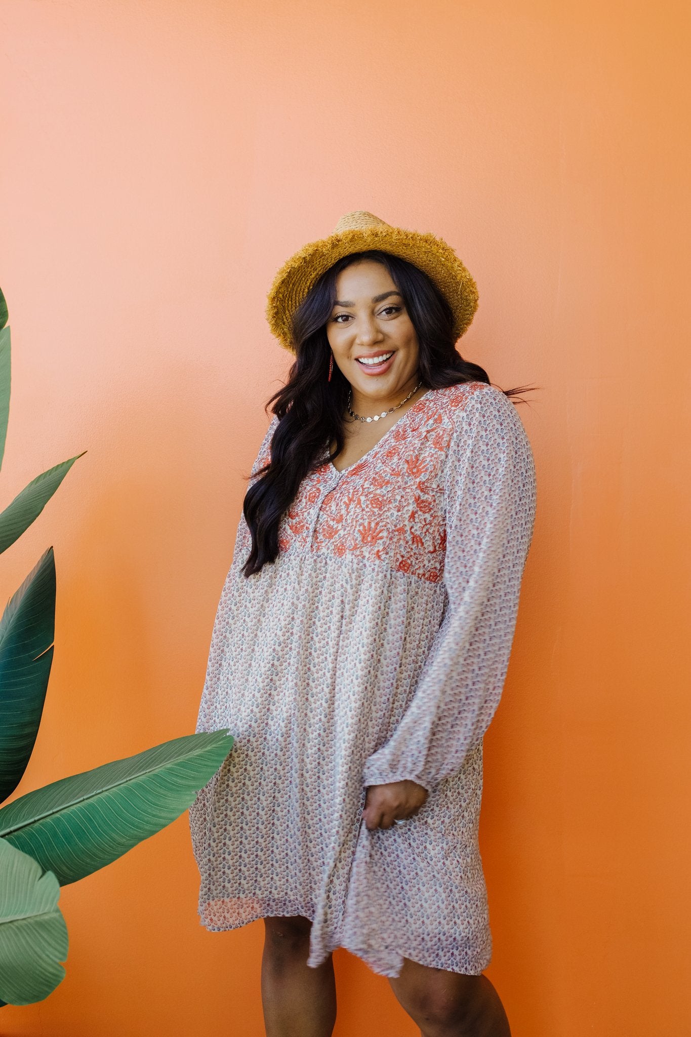 Autumn Embroidered Dress