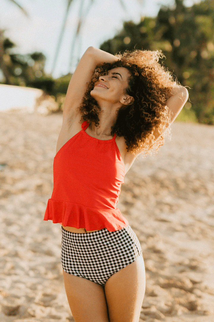 B&W Gingham Bottoms