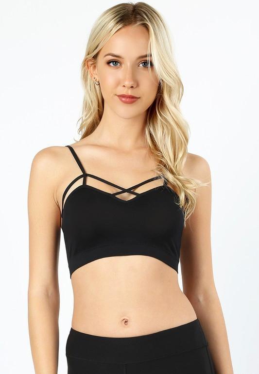 Black Criss Cross Bralette