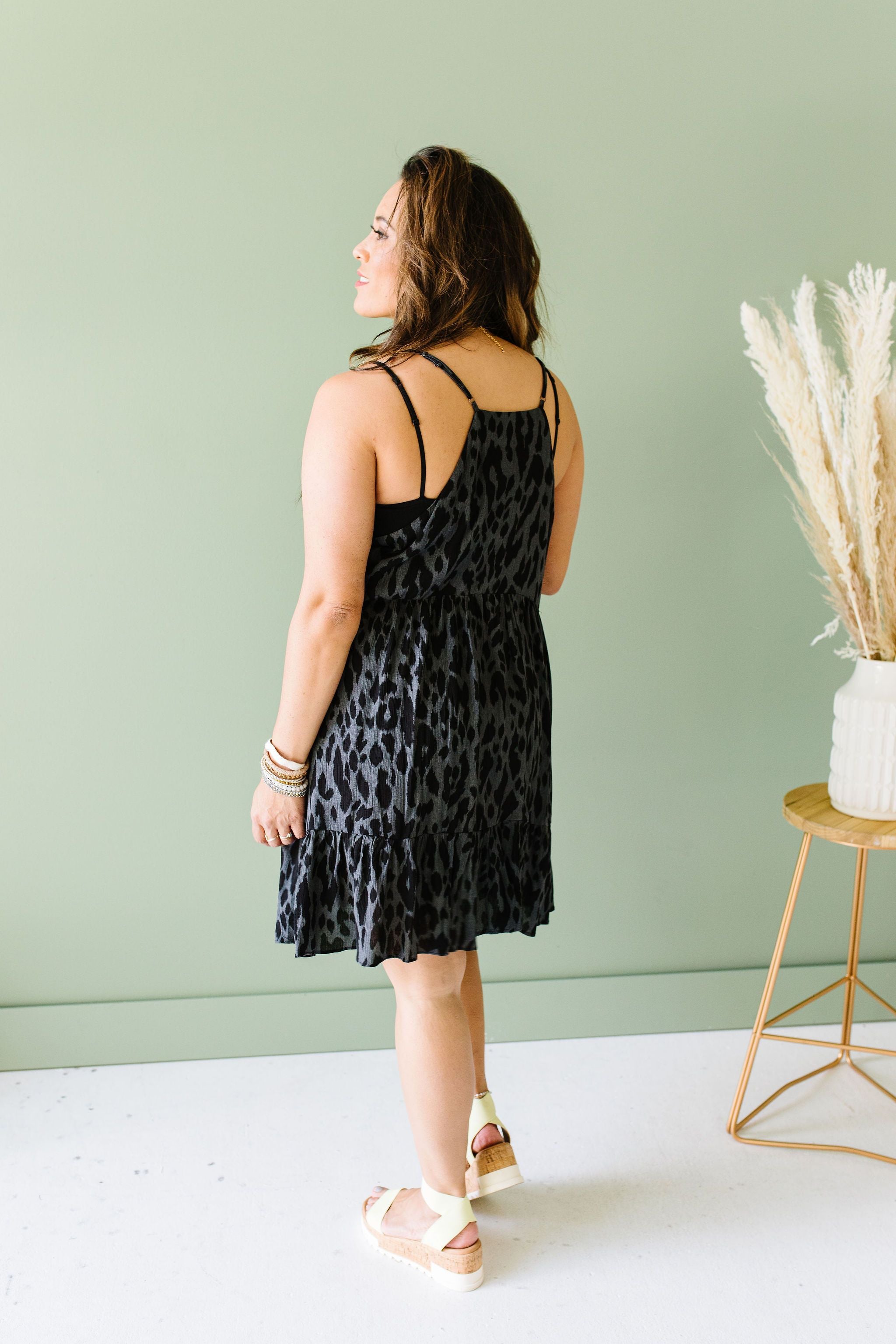 Black Jaguar Tank Dress