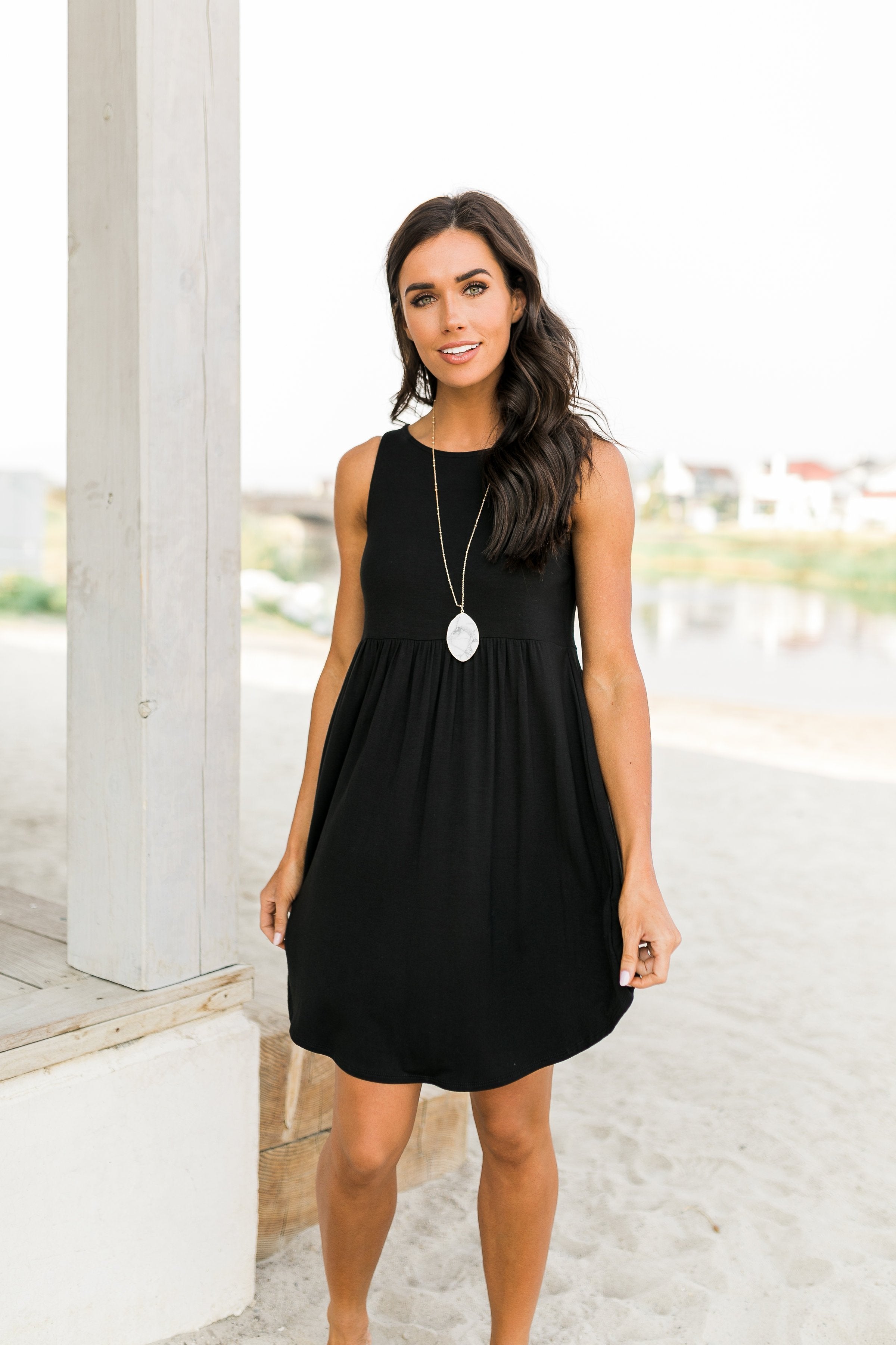 Black Tank Midi Dress