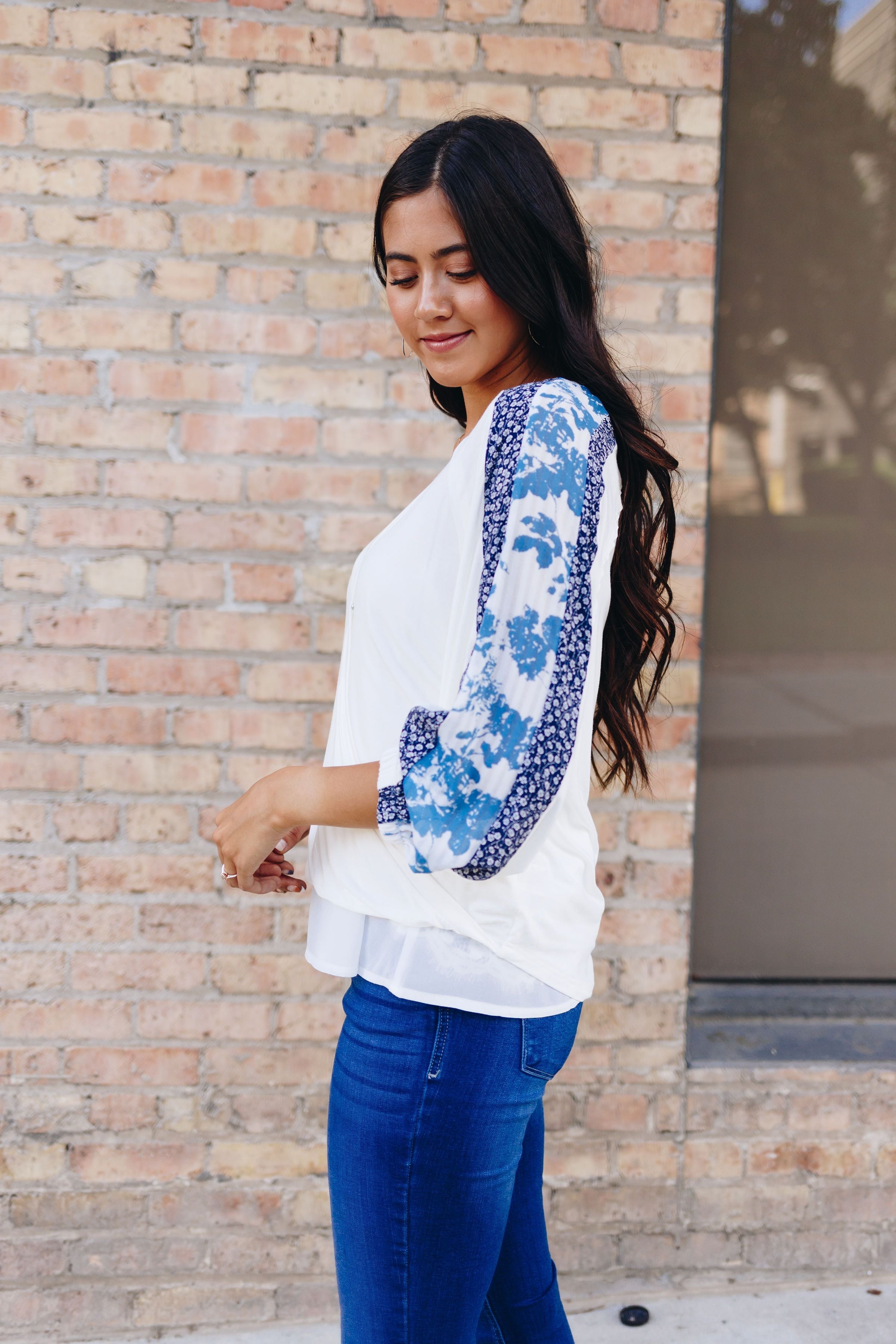 Blue Sleeved Rhapsody Blouse