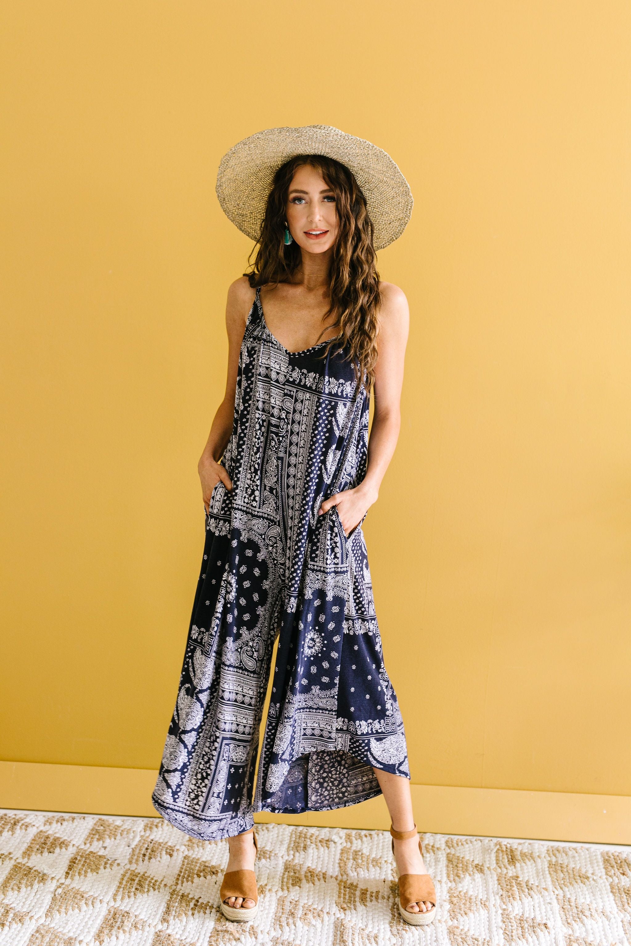 Boho Handkerchief Jumpsuit