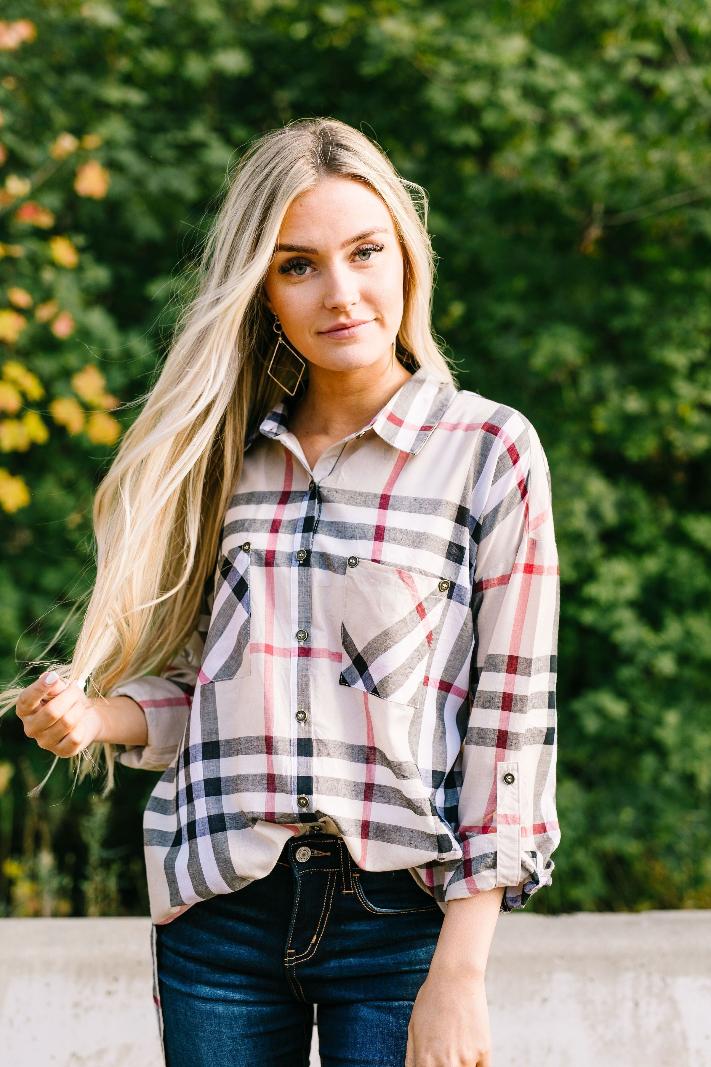 Brilliant Bristol Plaid Button-Down - ALL SALES FINAL