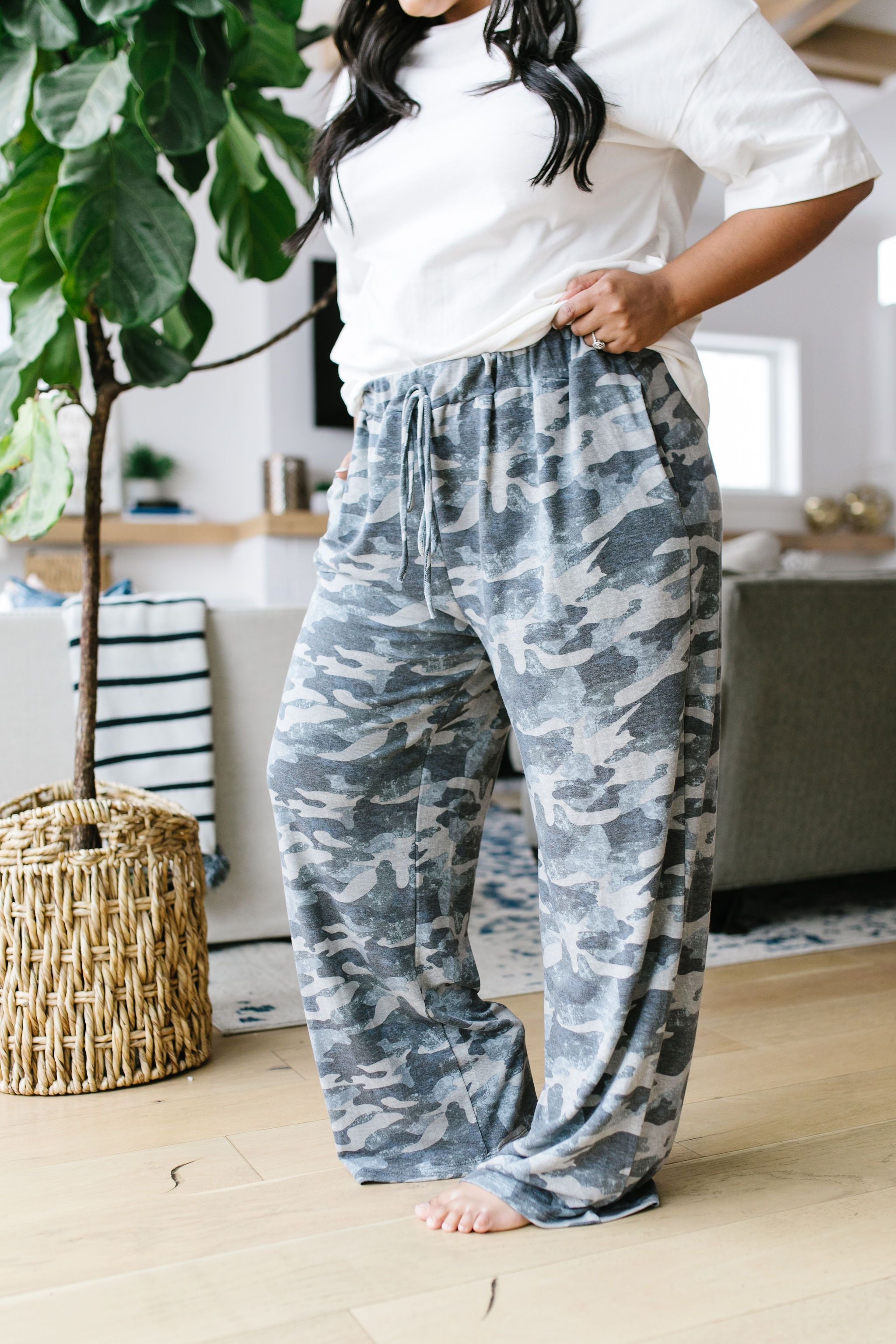 Charcoal Camo Lounge Pants